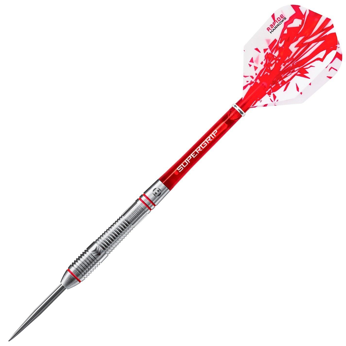 Argent/Rouge - Harrows Darts - Rapide Tungsten Darts - 4