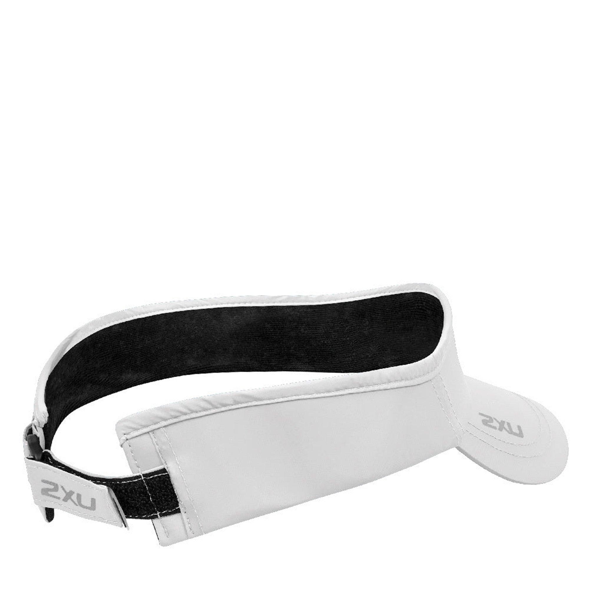 White/White - 2XU - Running Visor Cap - 2