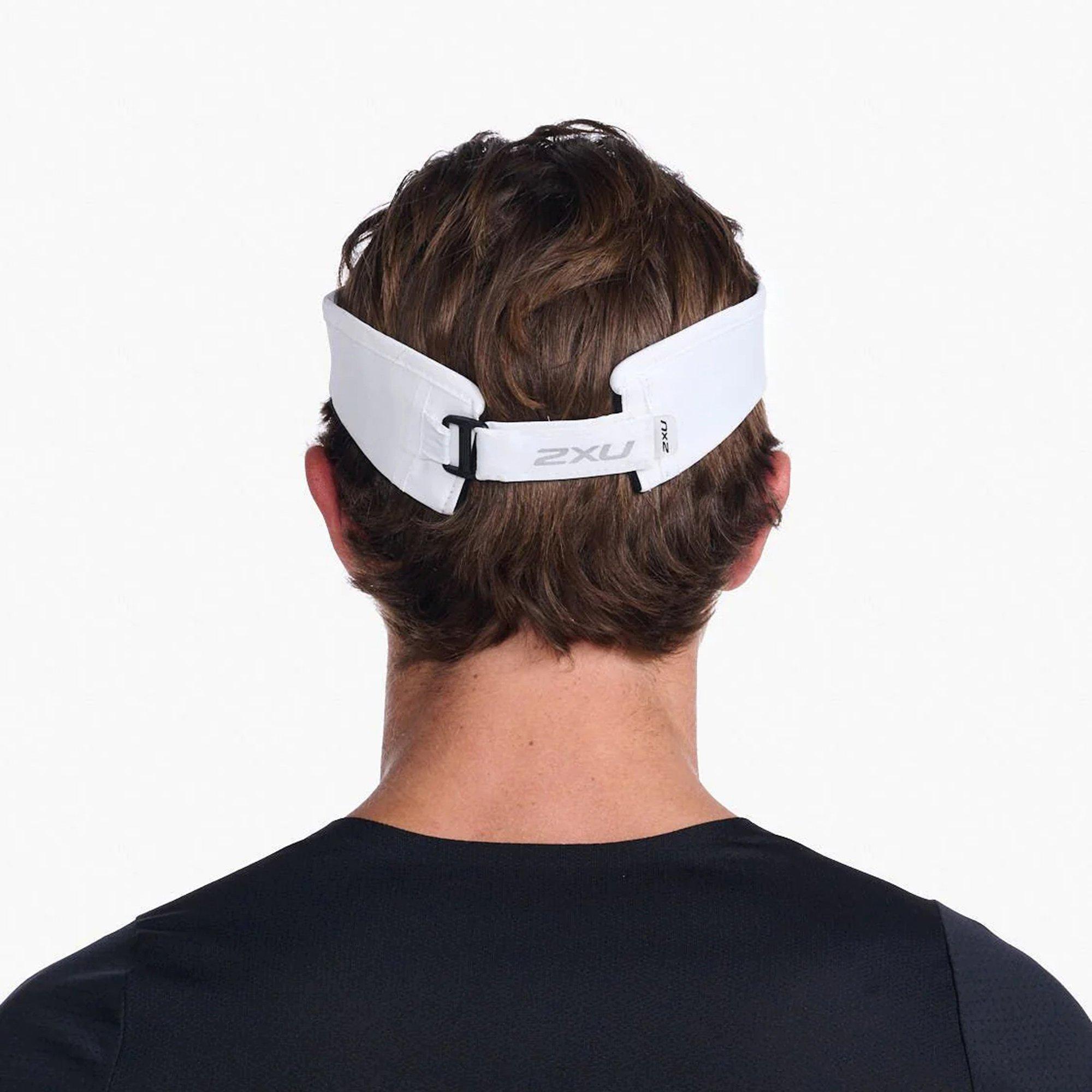 White/White - 2XU - Running Visor Cap - 5