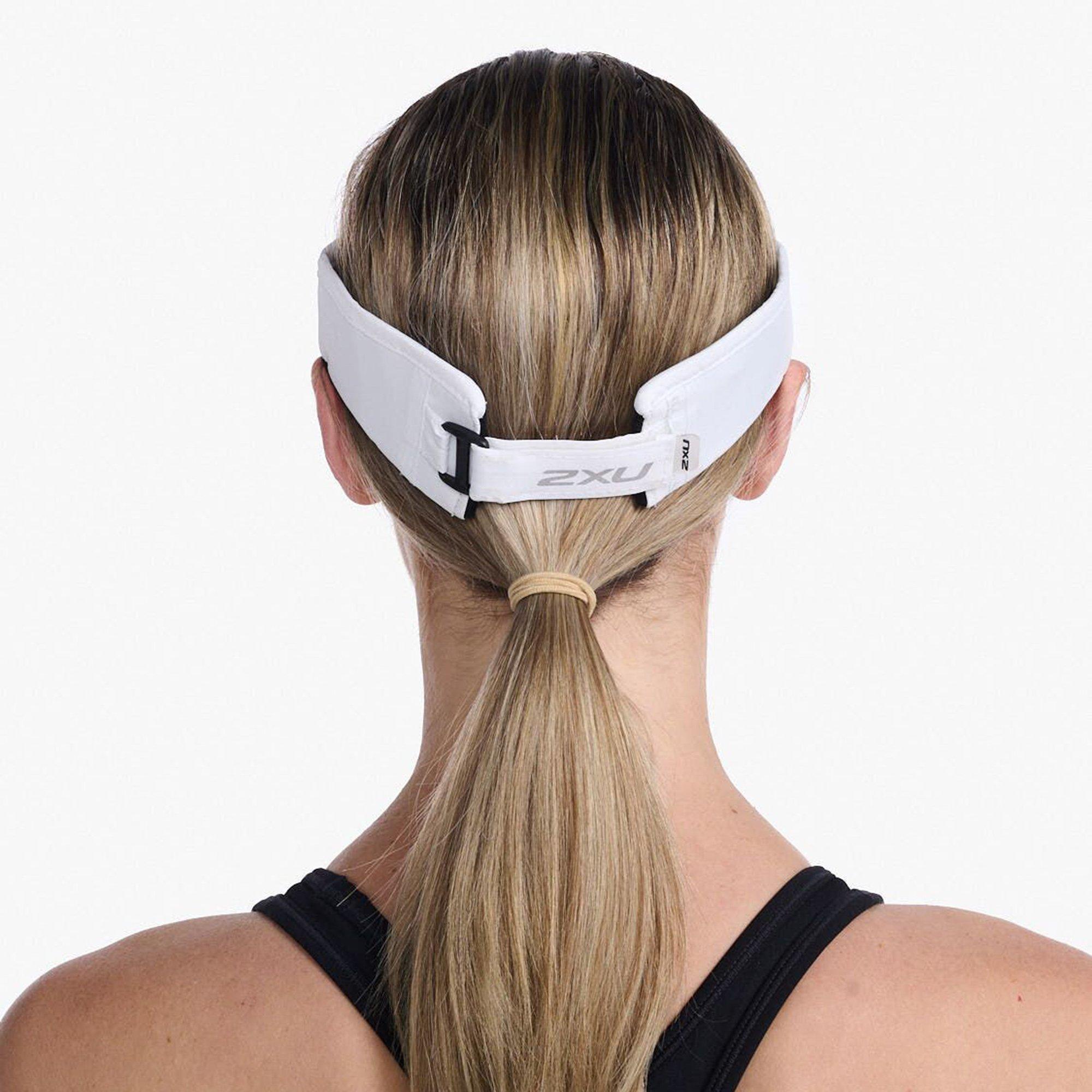 White/White - 2XU - Running Visor Cap - 8