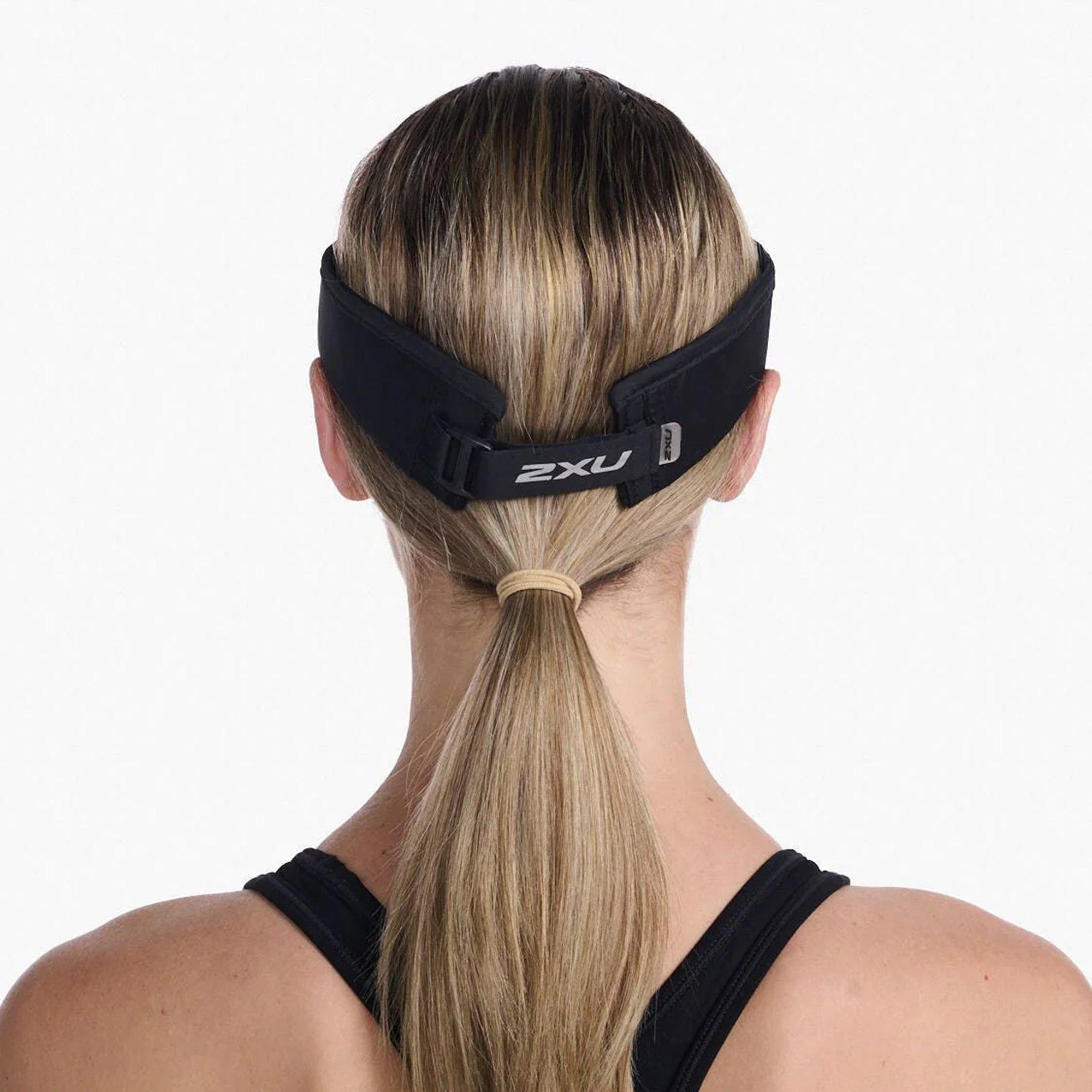 Black/Black - 2XU - Running Visor Cap - 5