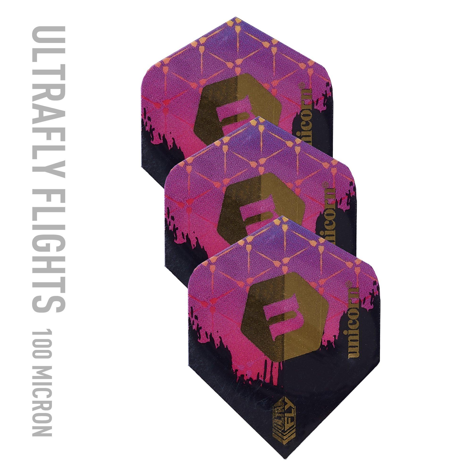 - - Unicorn Darts - Steel Tip Darts Set  Level 3  Ross Smudger Smith  Natural Stainless Steel Barrels - 6