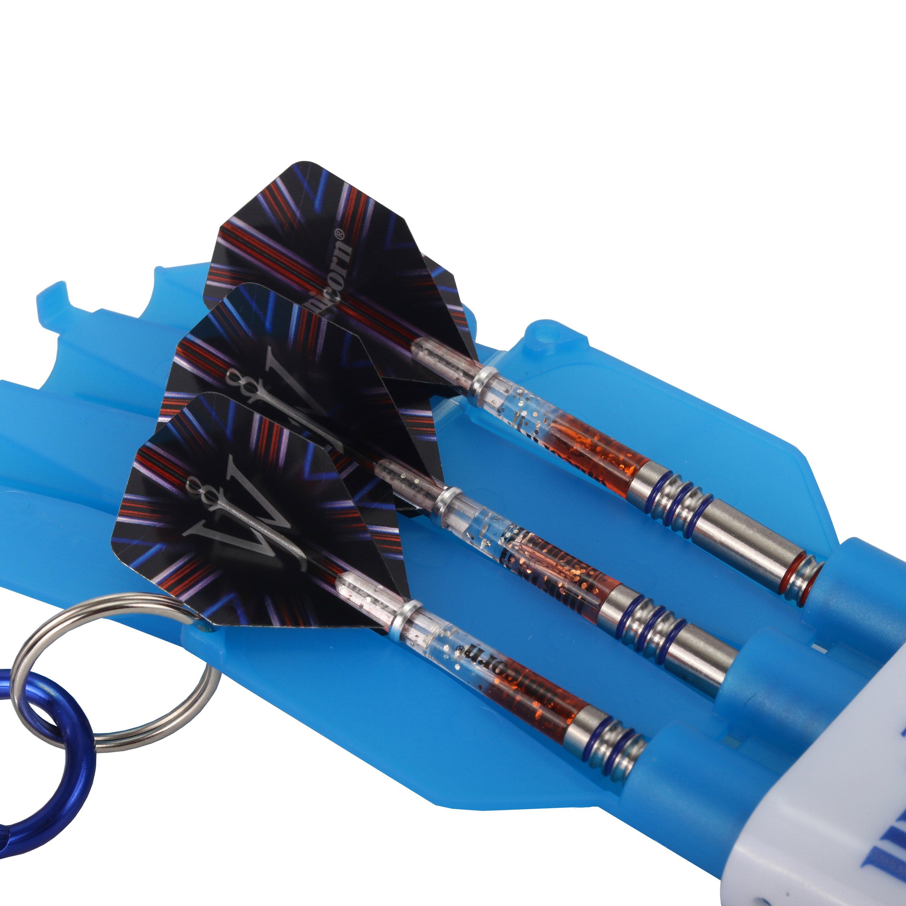 Blå - Unicorn Darts - Slide Case - 5