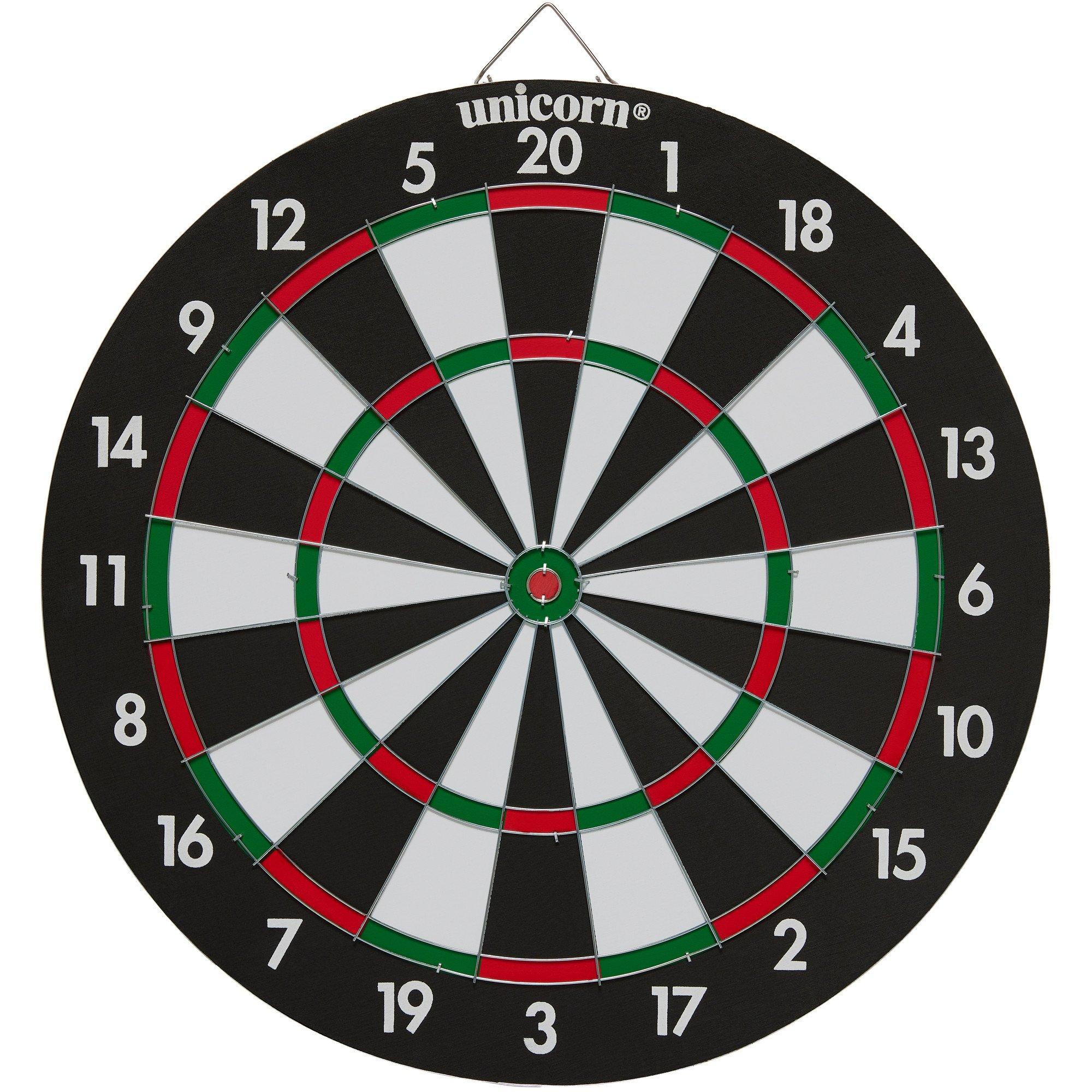 - - Unicorn Darts - XL Coiled-Paper 17 inch Dartboard  Double-Sided Board - 3