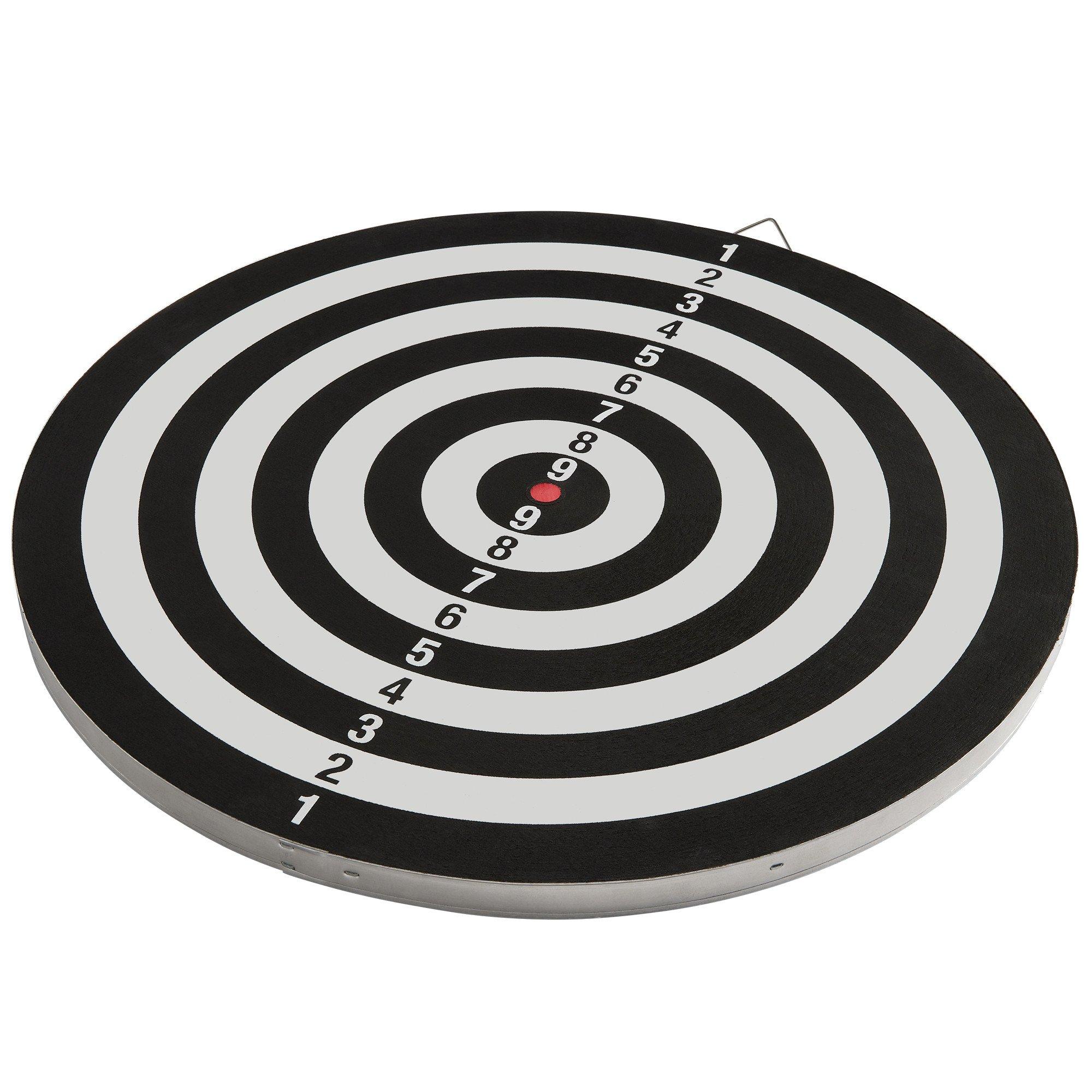 - - Unicorn Darts - XL Coiled-Paper 17 inch Dartboard  Double-Sided Board - 6