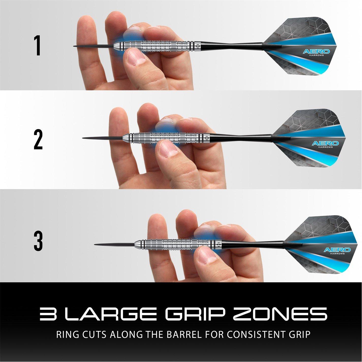 Black - Harrows Darts - Darts Aero Dart - 5