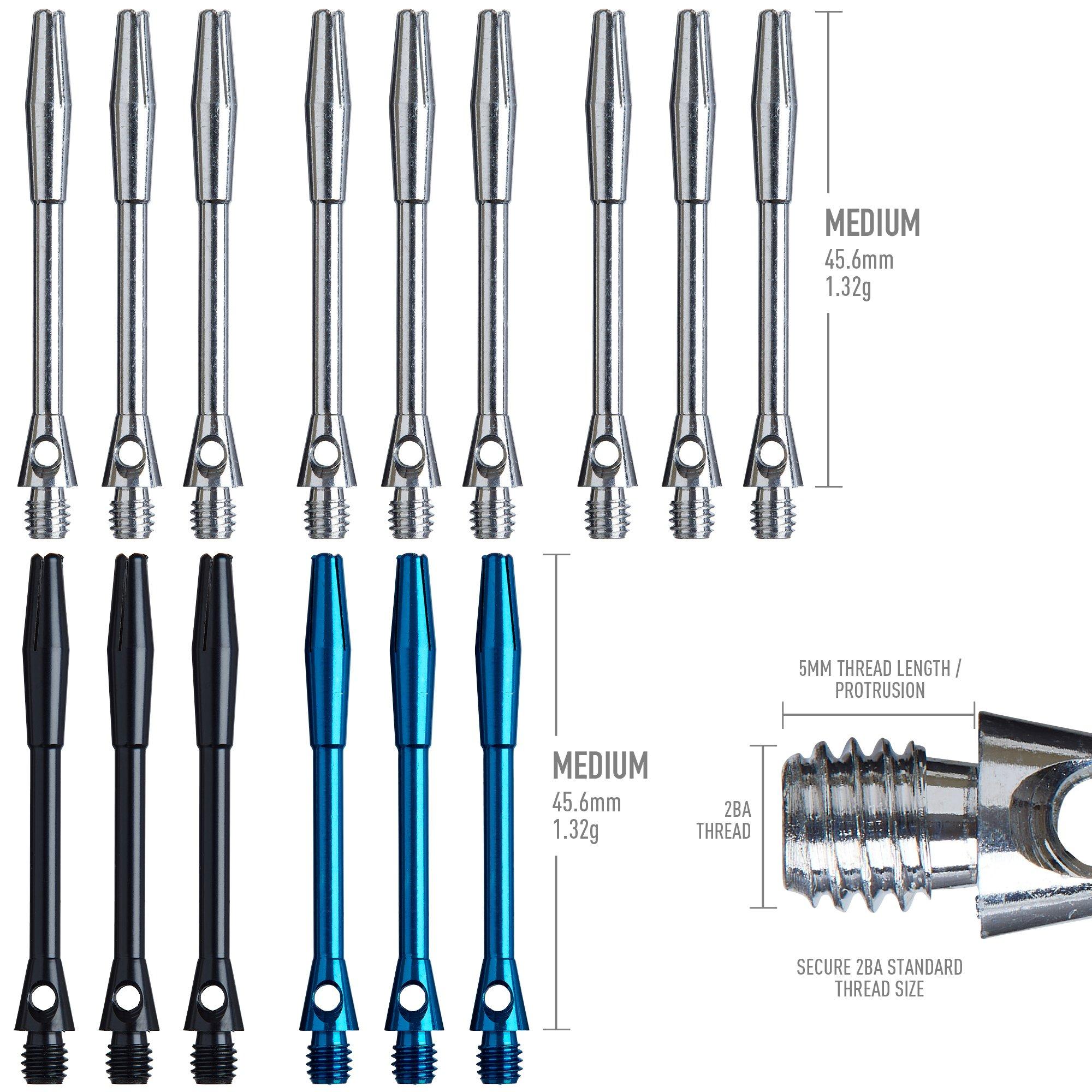 VIŠEBOJAN - Unicorn Darts - Aluminium Dart Shafts - 15 Pack - 3