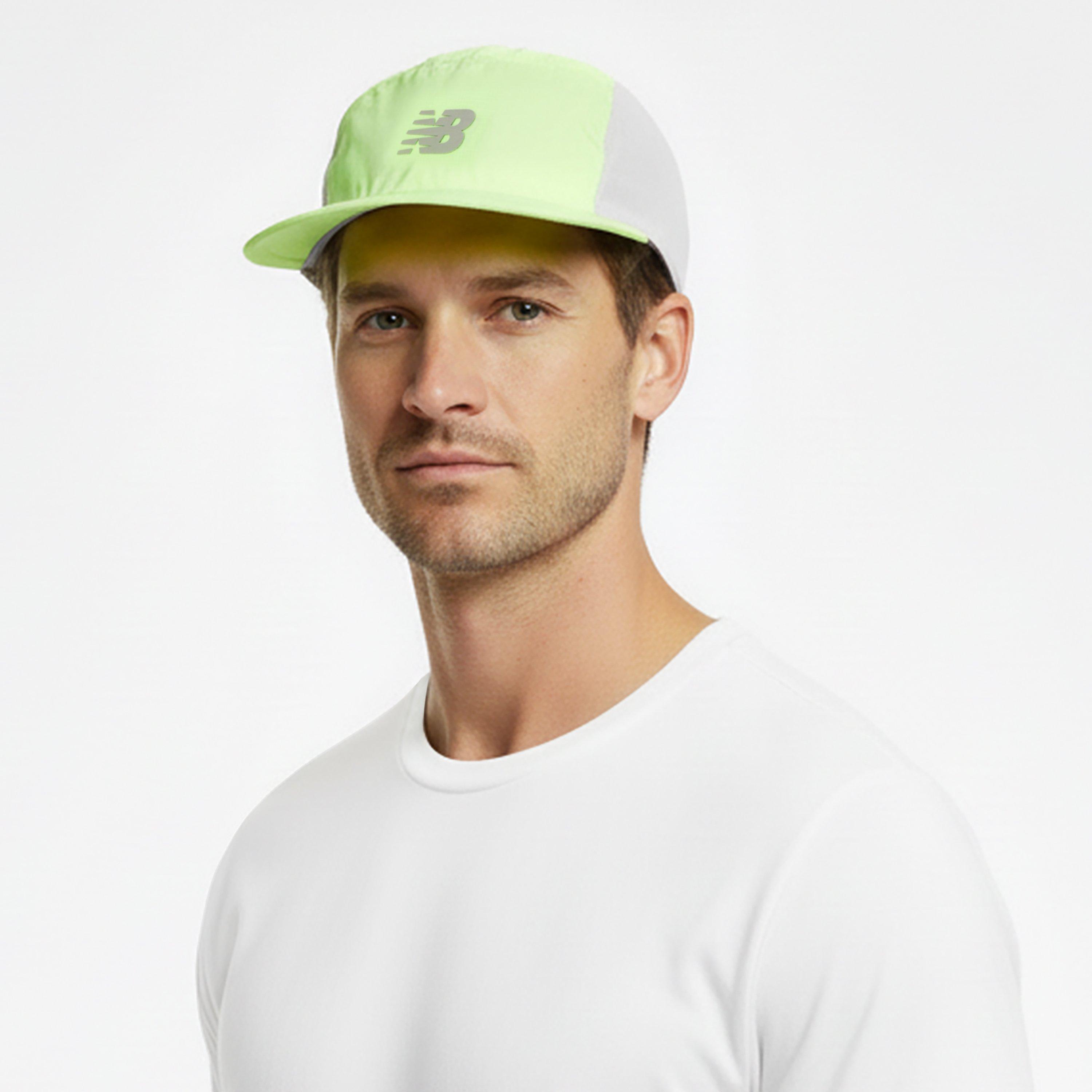White - New Balance - NB London Marathon 2026 5 Panel Running Cap - 3