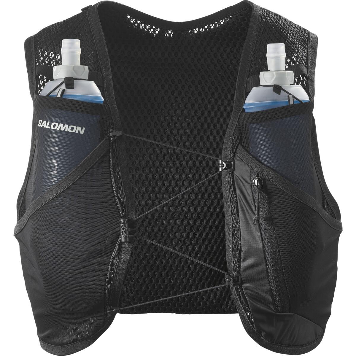 Schwarz - Salomon - Active Skin 4L Run Vest Adults - 2
