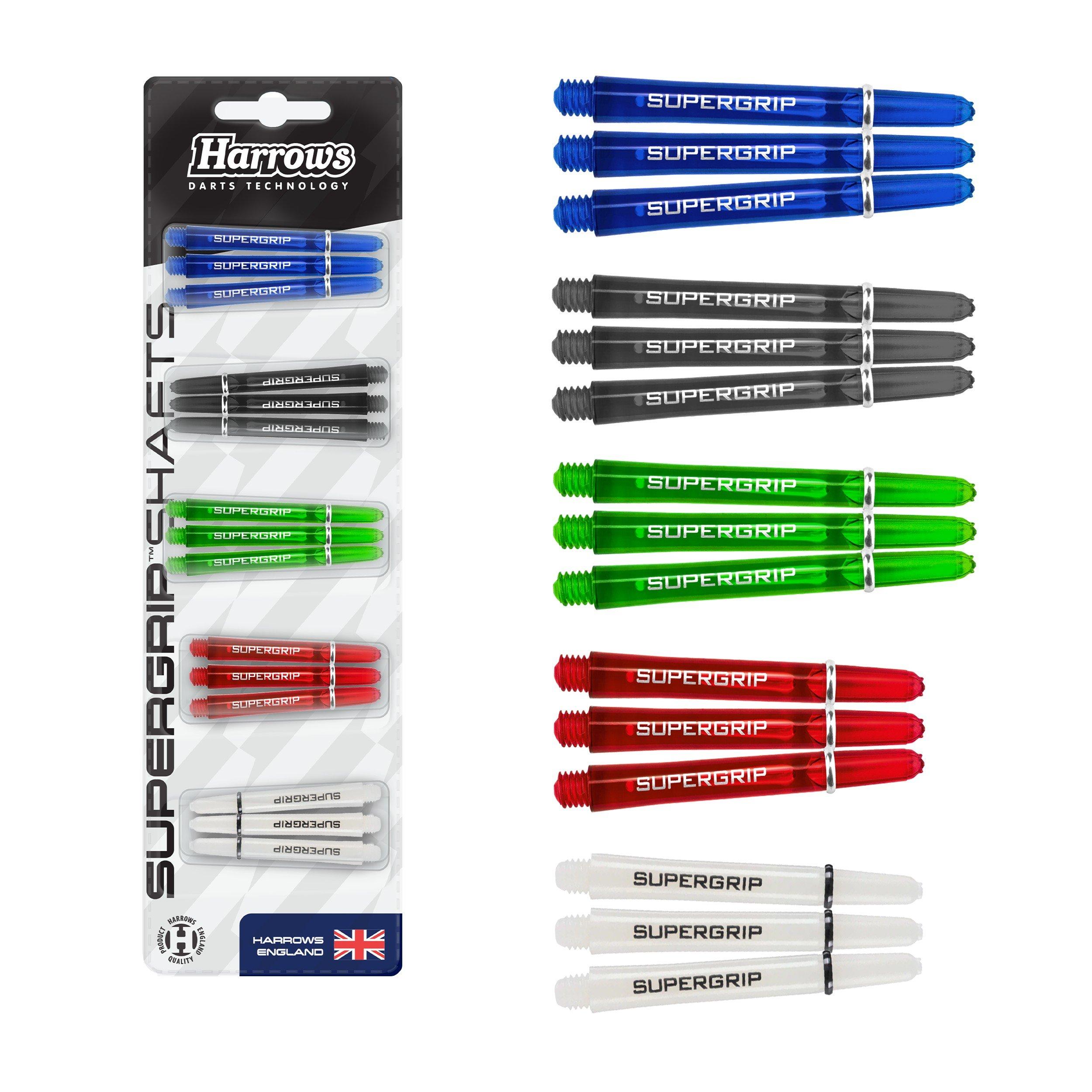 Multi - Harrows Darts - Supergrip Shafts 5 Pack Set - 1