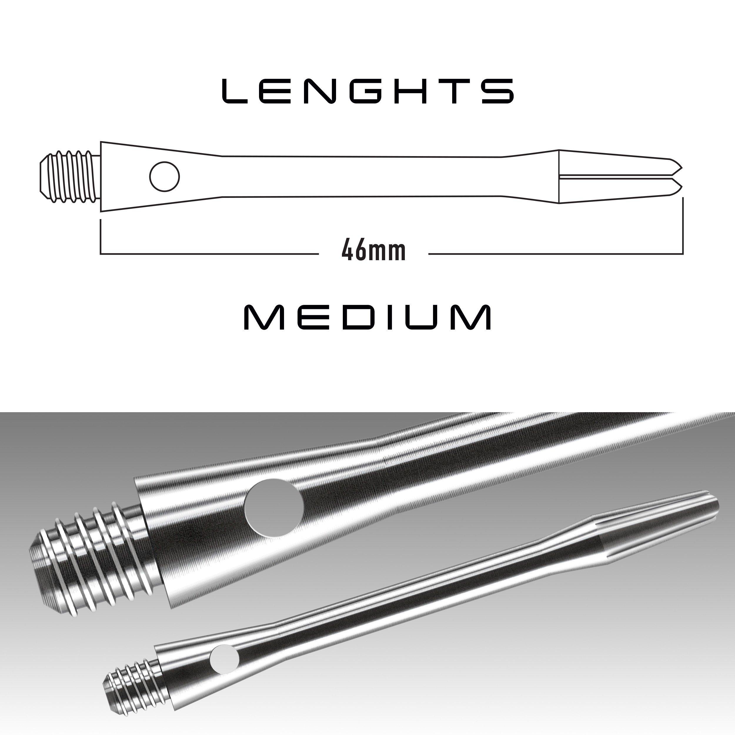 Multicolorido - Harrows Darts - Darts Aluminium Shafts Set - 5 Pack - 3