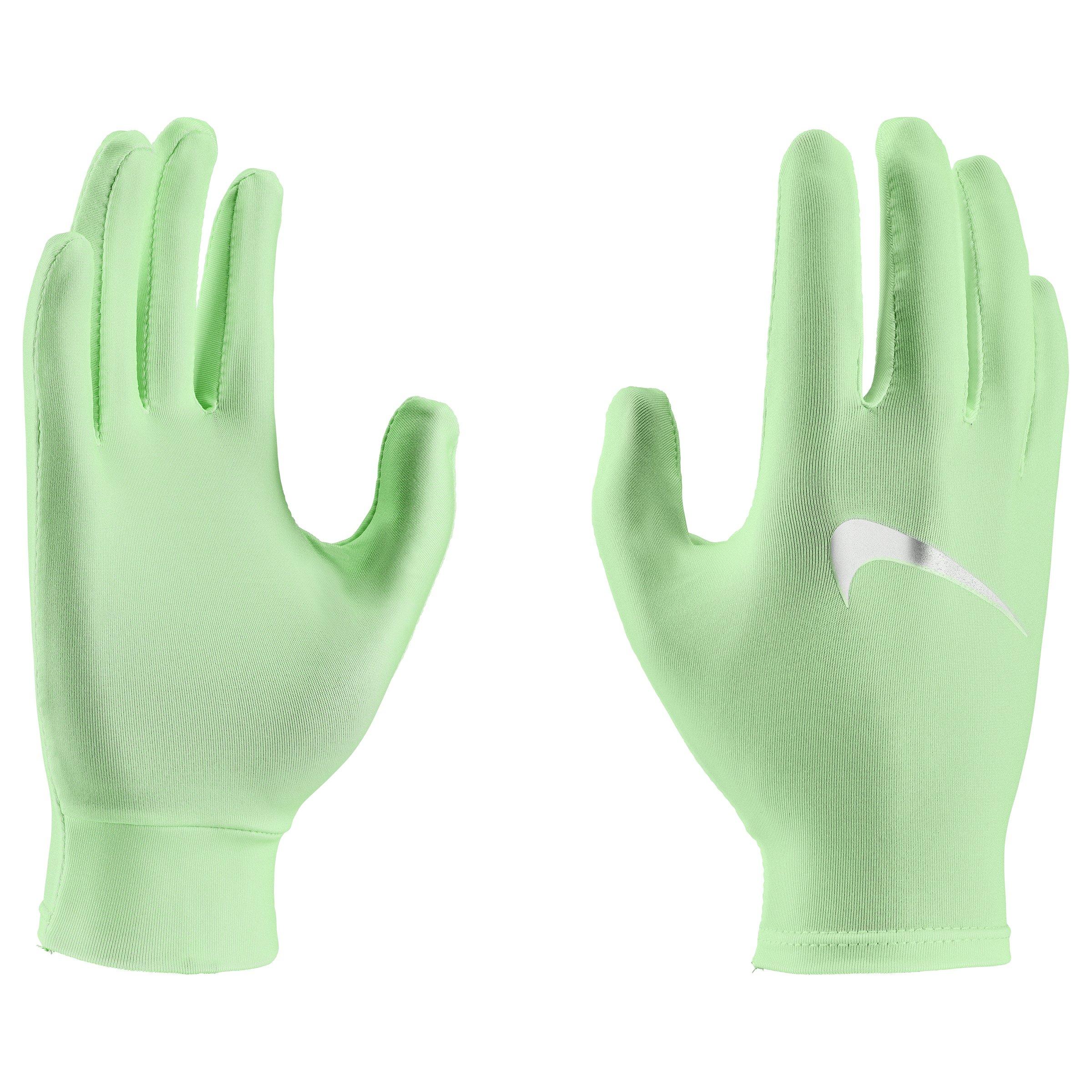 VprGrn/Slv - Nike - Miler Running Gloves Mens - 1