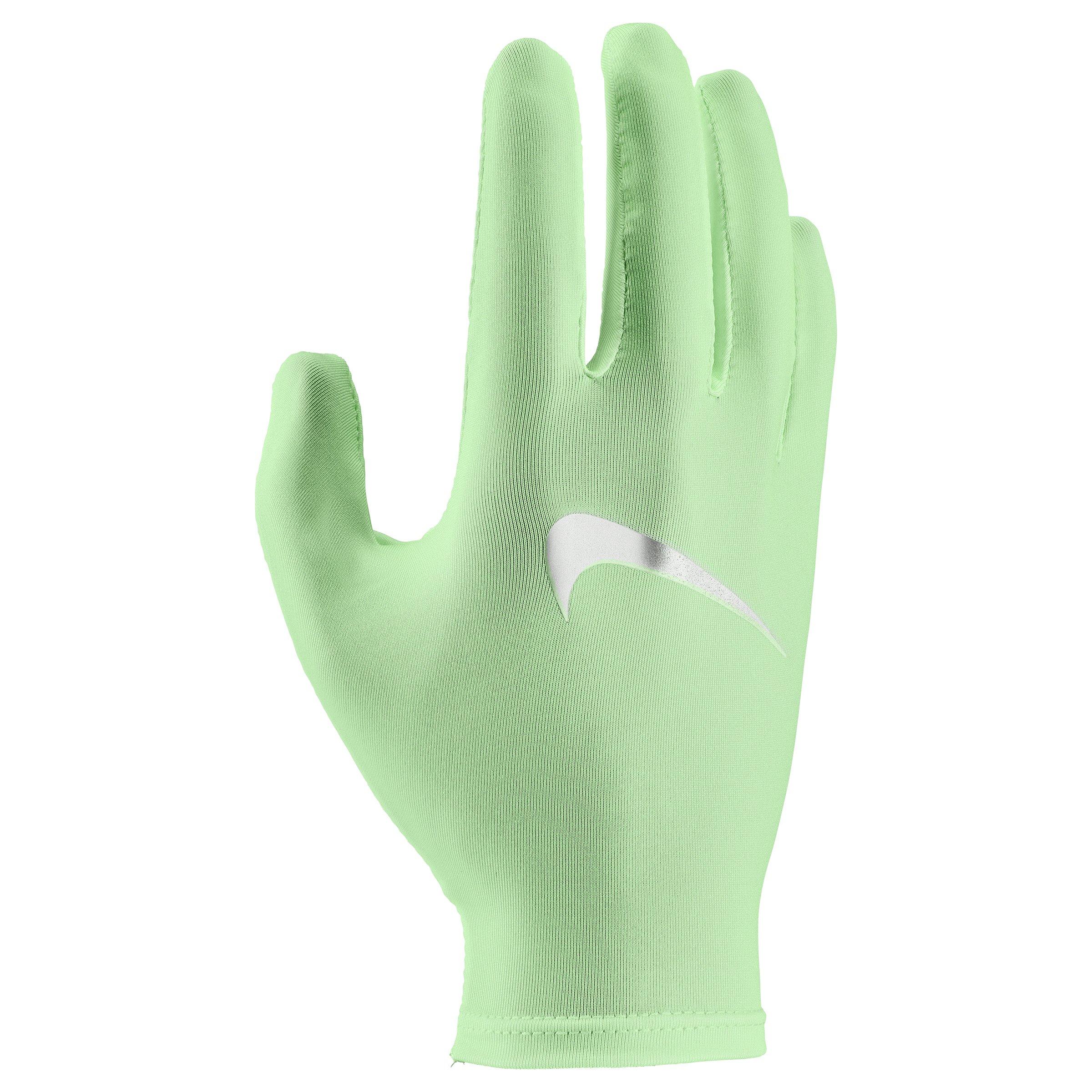 VprGrn/Slv - Nike - Miler Running Gloves Mens - 2