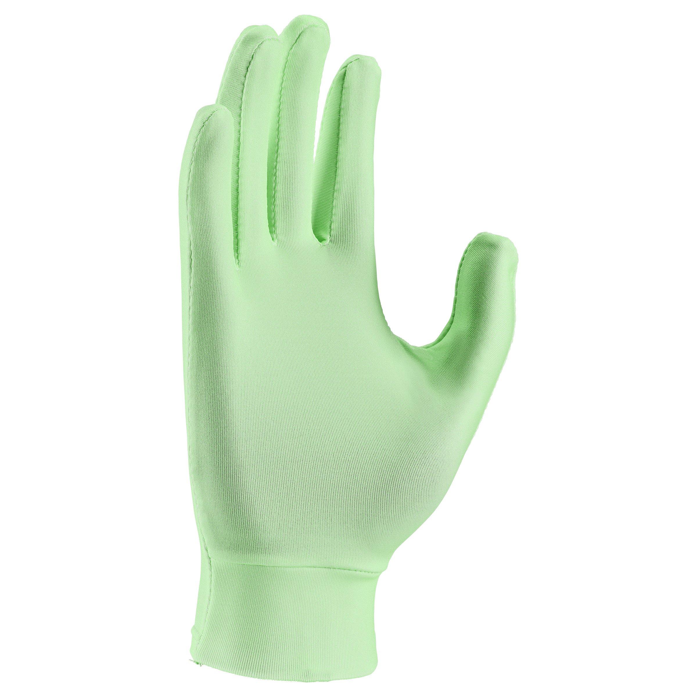 VprGrn/Slv - Nike - Miler Running Gloves Mens - 3