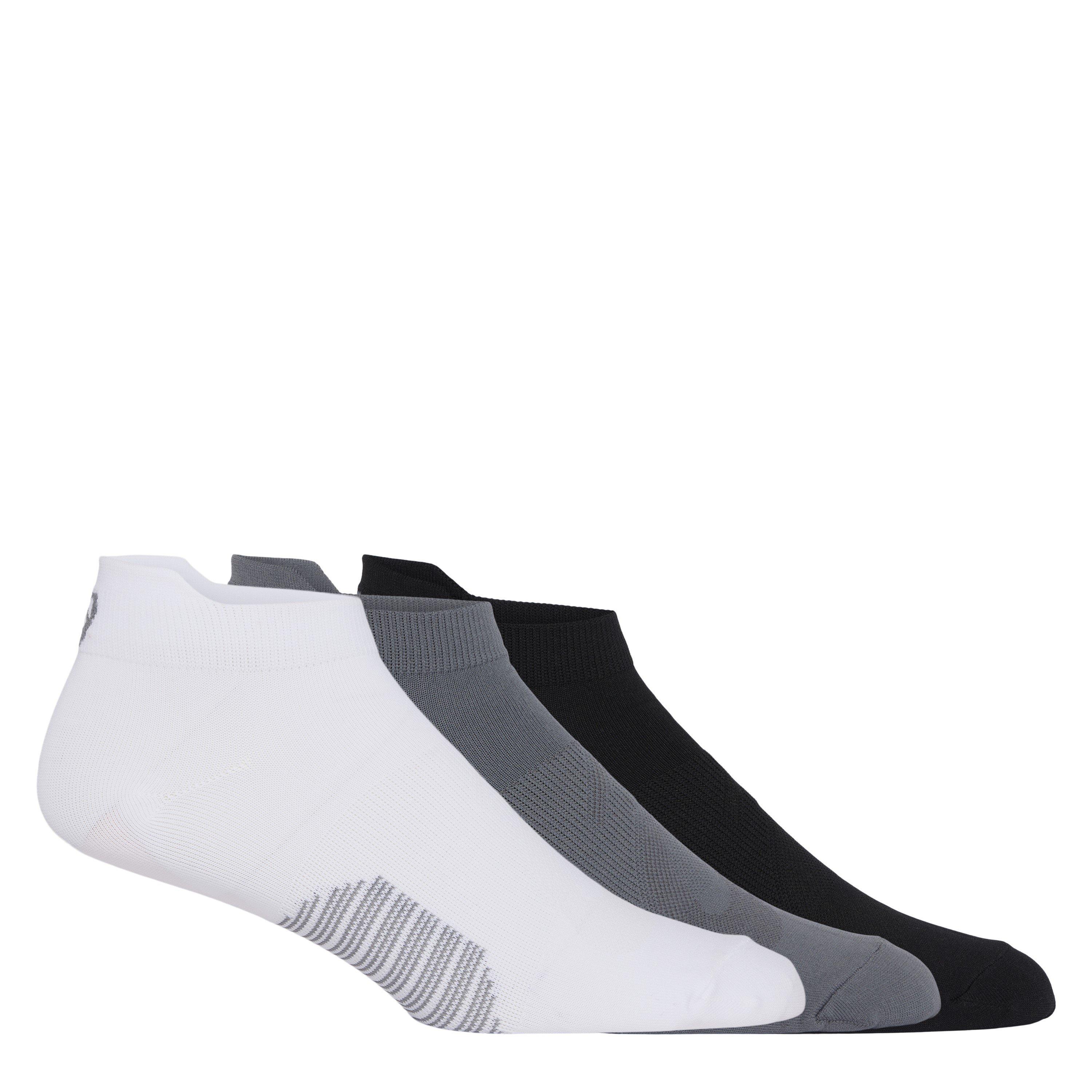 Whi/S.Rock/Blk - Asics - Running Socks 3 Pack - 1