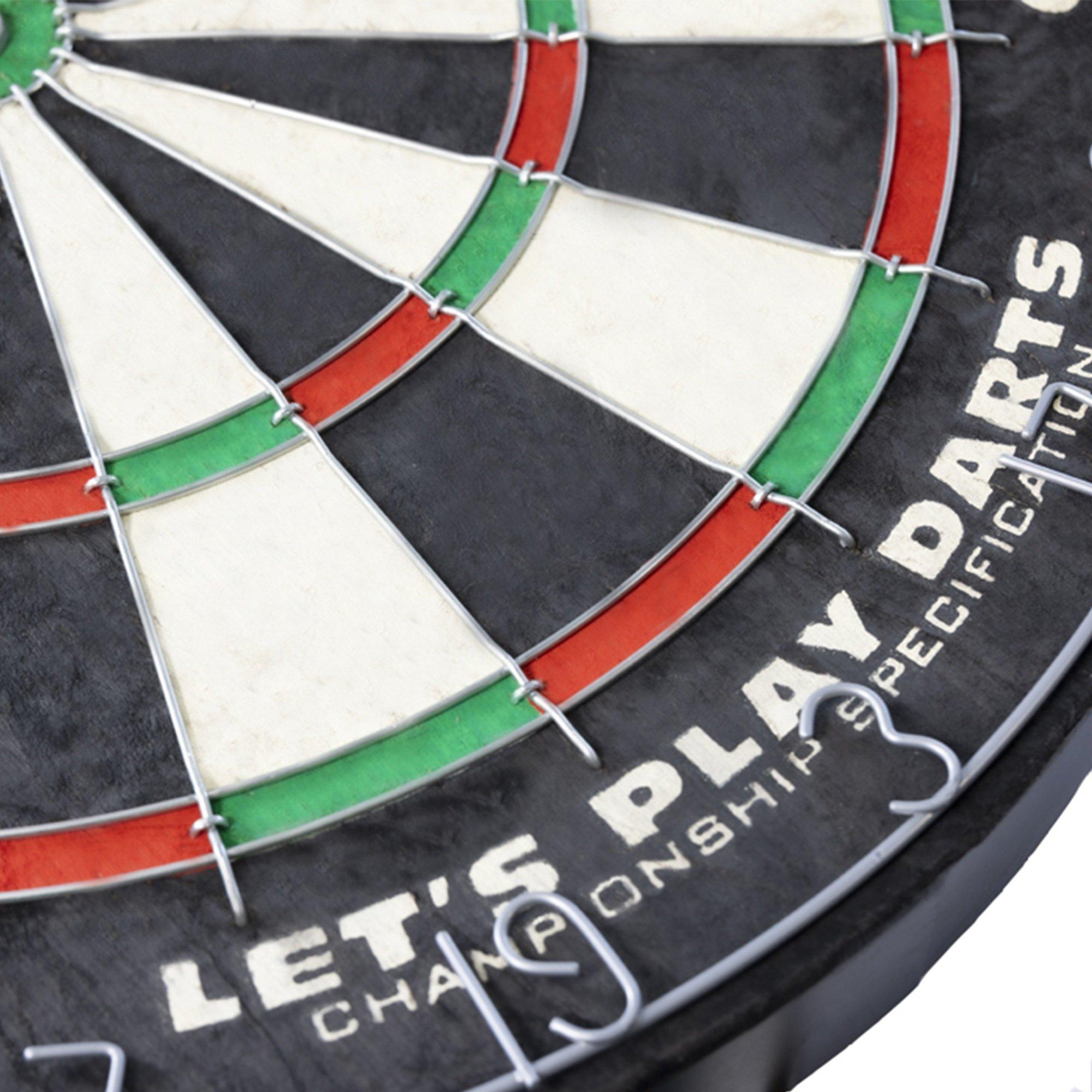 Multi - Harrows Darts - Let's Play Darts Dartboard Set - 5