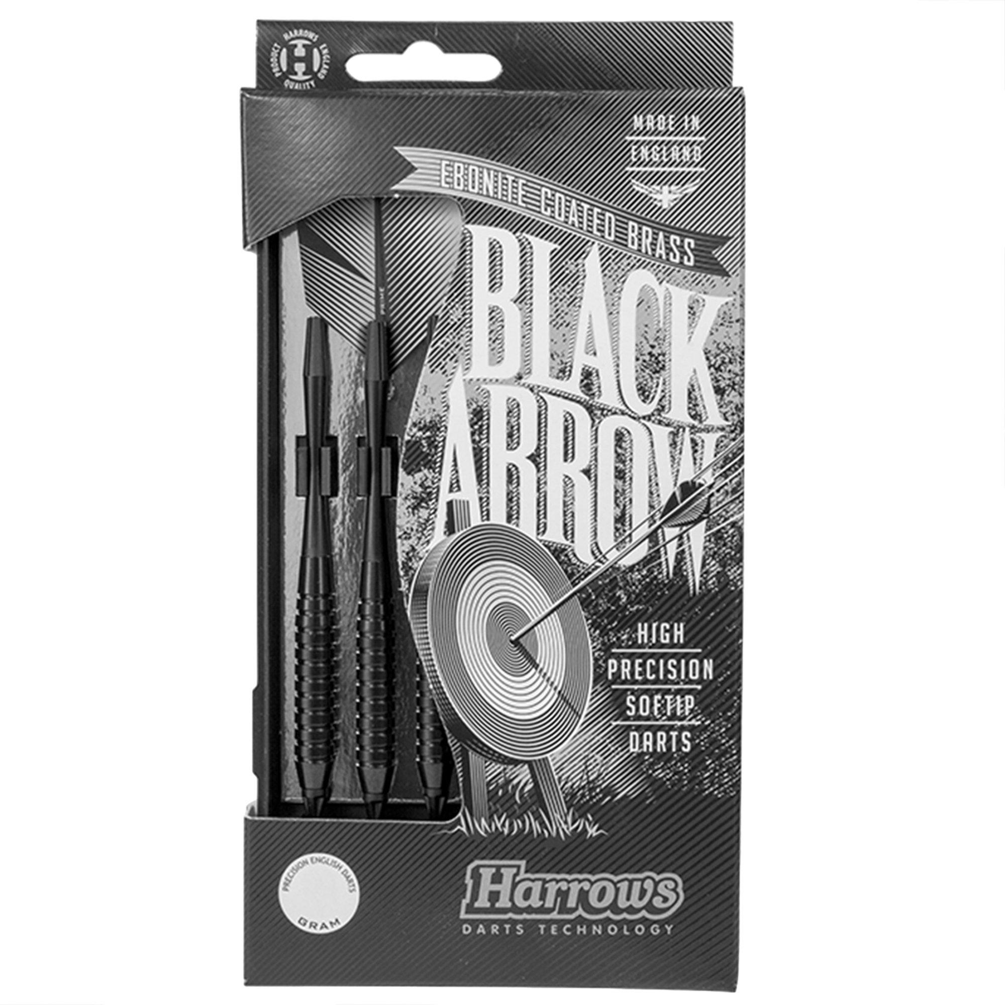 Negro - Harrows Darts - Black Arrow Softip Darts - 5