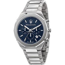 Maserati Stainless Steel Sports Analogue Quartz Watch