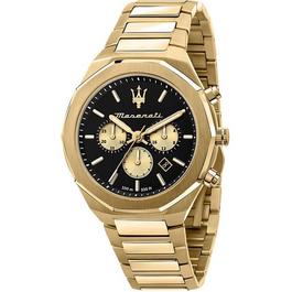 Maserati Stainless Steel Sports Analogue Quartz Watch