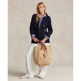 Polo Ralph Lauren Big Pony Raffia Large Tote