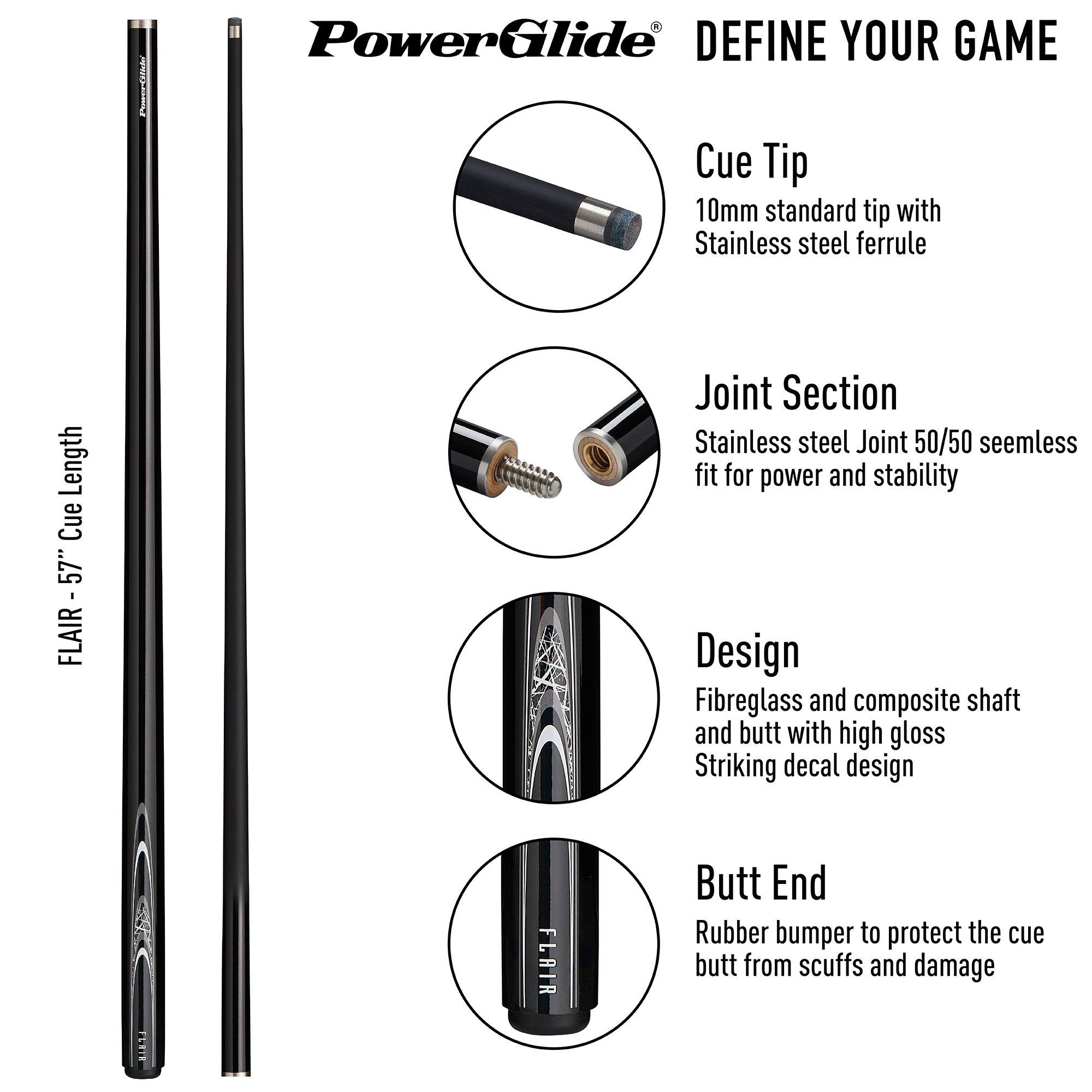 Multi - Powerglide - Snooker Pool Cue - 2