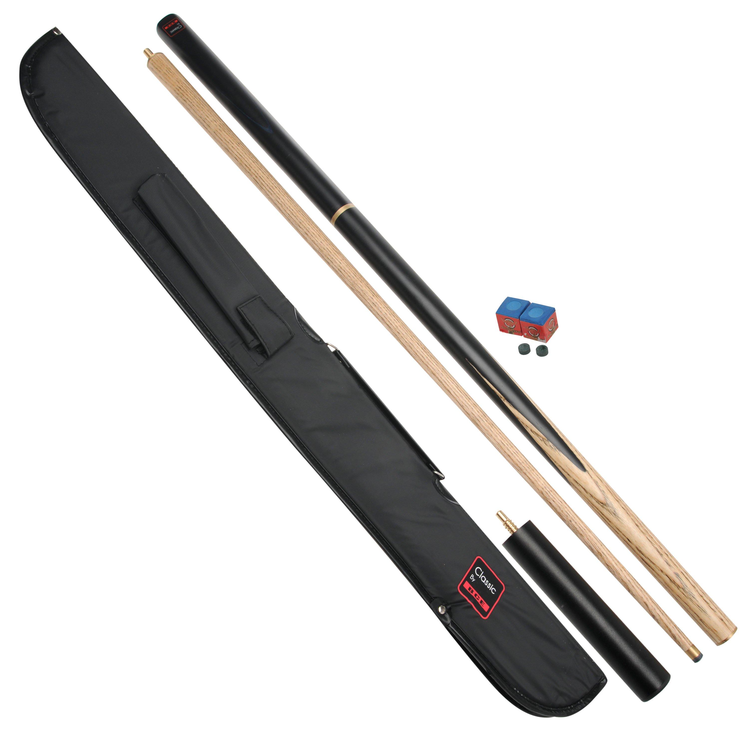 BCE Classic 3 Piece Snooker Cue Set Adults - -