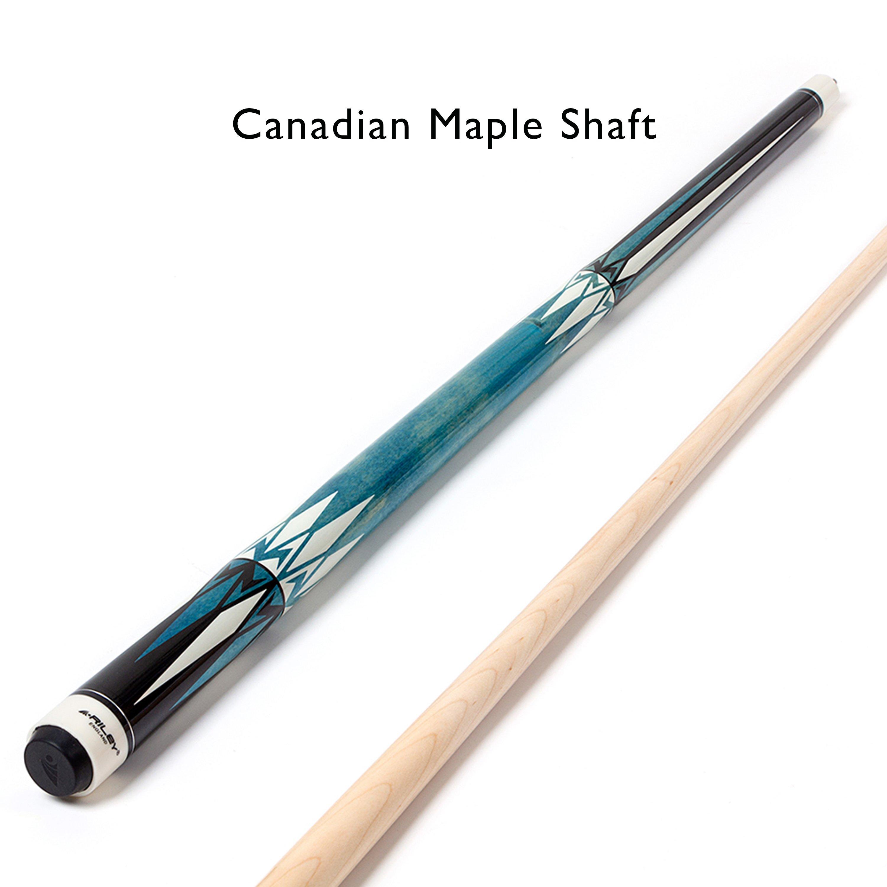 - - Riley - Premium Canadian Maple 58 Inch American Pool Cue - 5