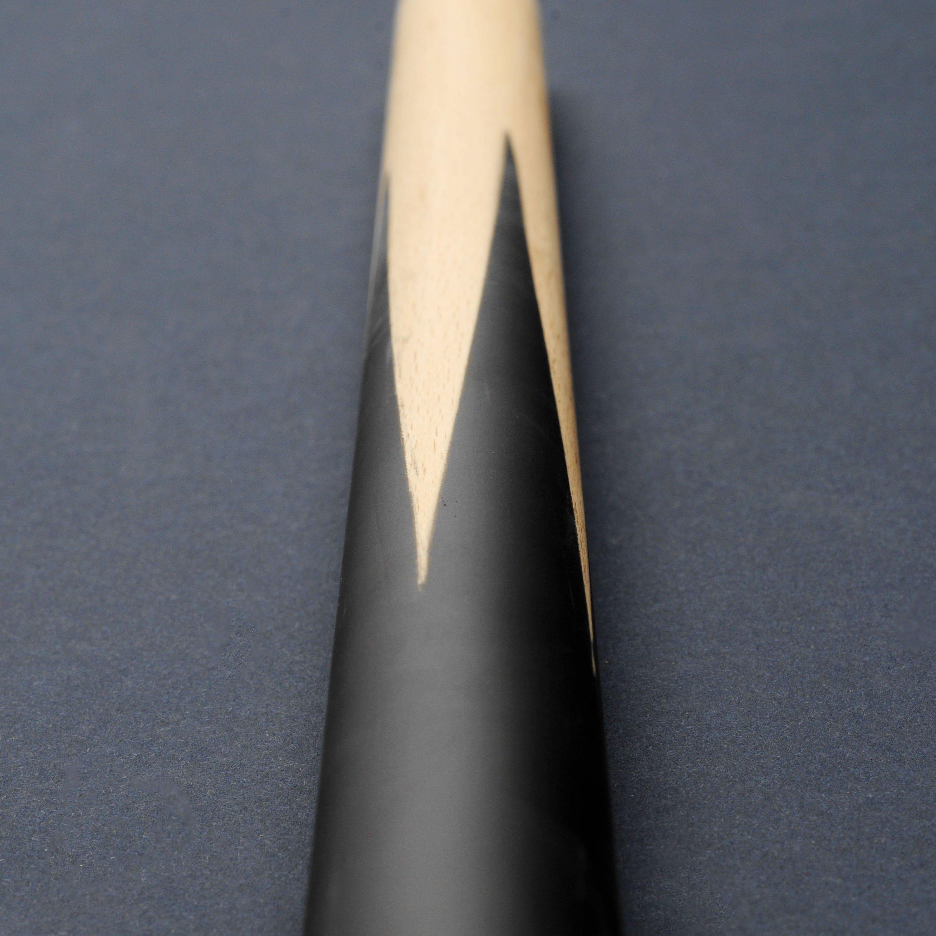 - - BCE - 2 Piece Hard Wood 10mm Leather Tip 8mm Brass Ferrule 57 Inch Pool Cue - 4