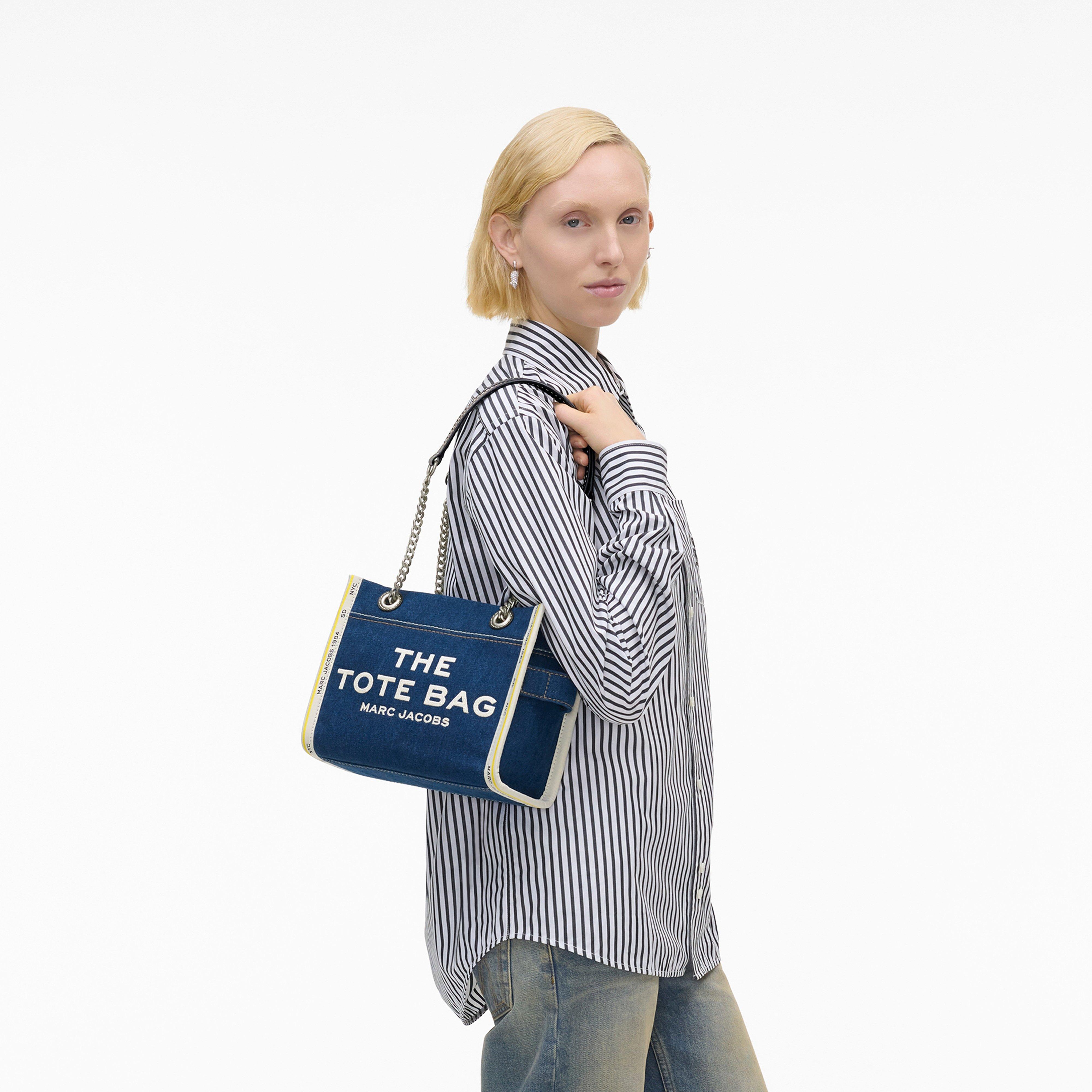 Dark Wash - Marc Jacobs - Women's Denim Tote Bag - 7