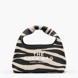 Marc Jacobs Zebra Leather Mini Sack Bag