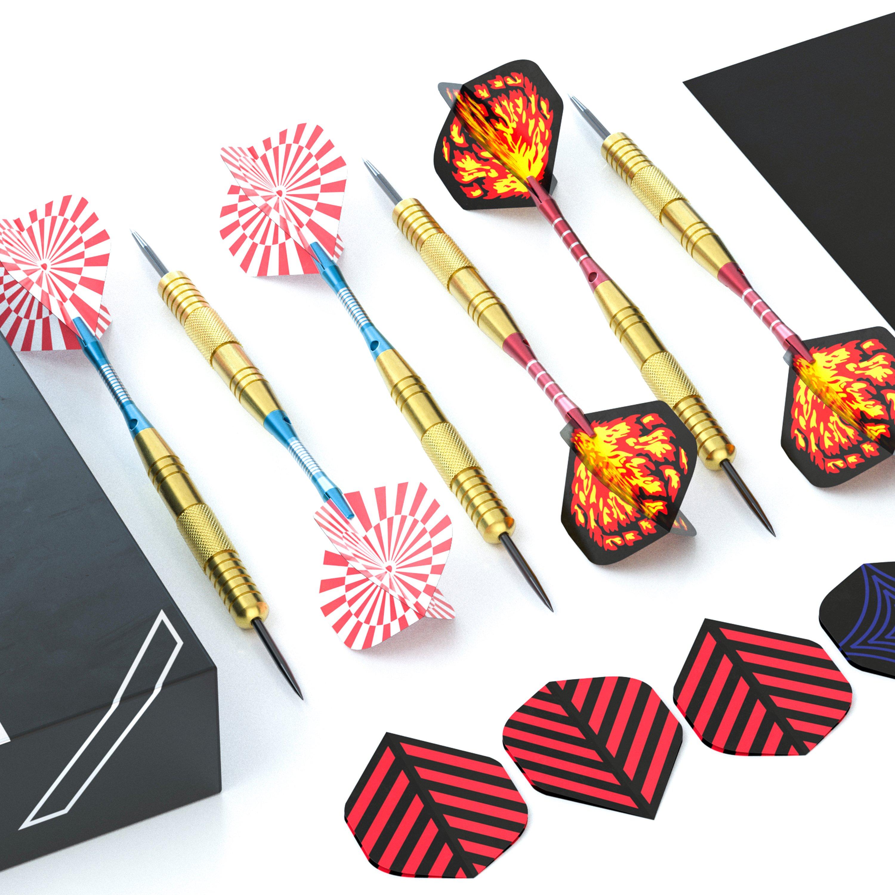 Meerkleurig - Target Darts - Brass Dart Gift Set - 3