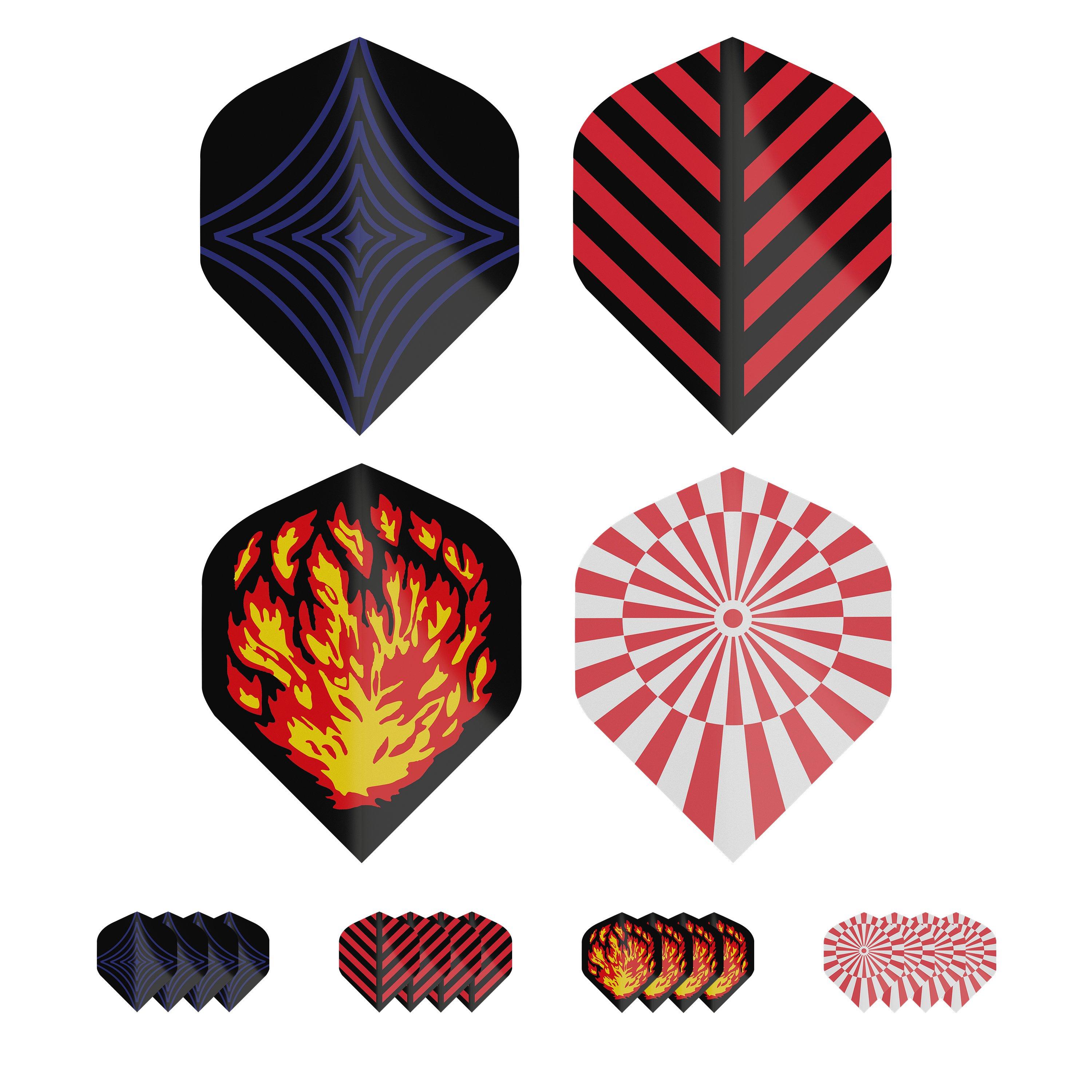 Meerkleurig - Target Darts - Brass Dart Gift Set - 5