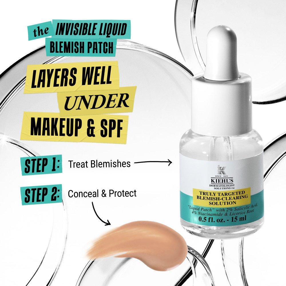 Clear - Kiehls - Targeted Blemish-Clearing Solution - 8