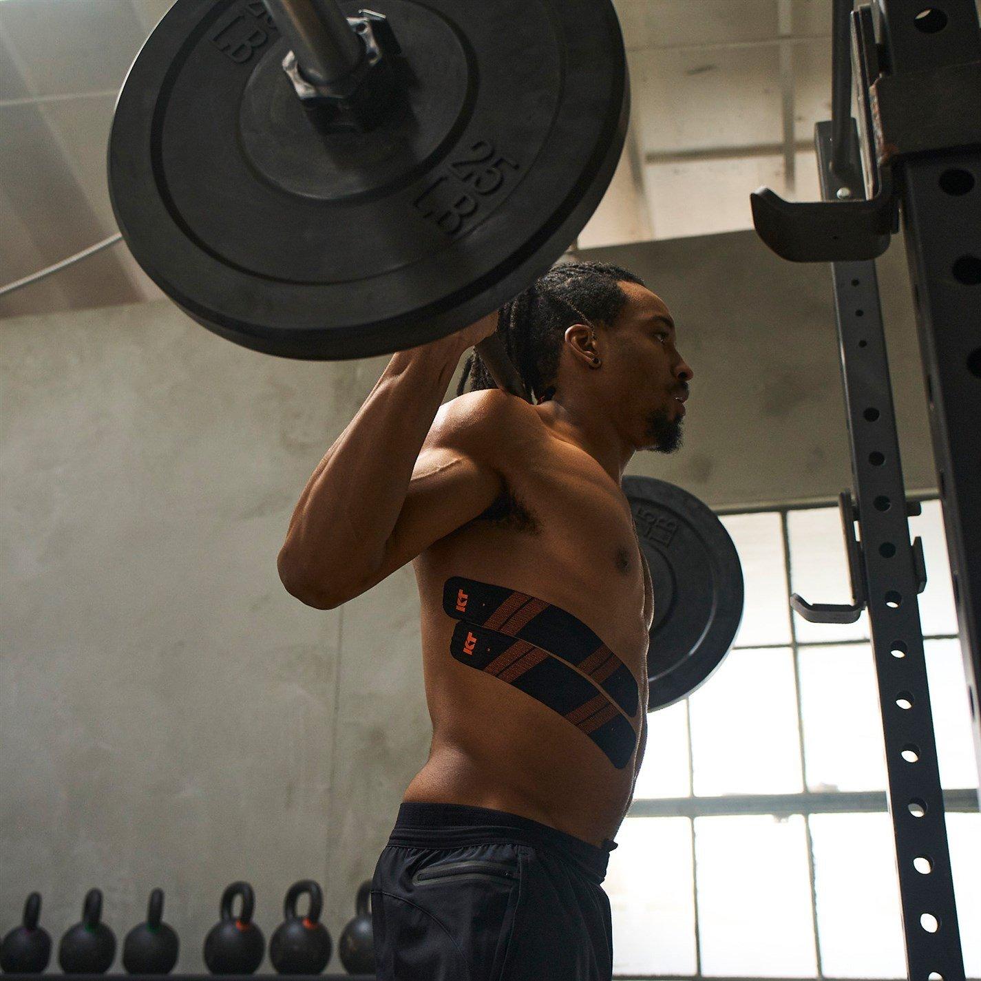 Jet Black - KT Tape - Tape Pro Pre-Cut 5m 43 - 2