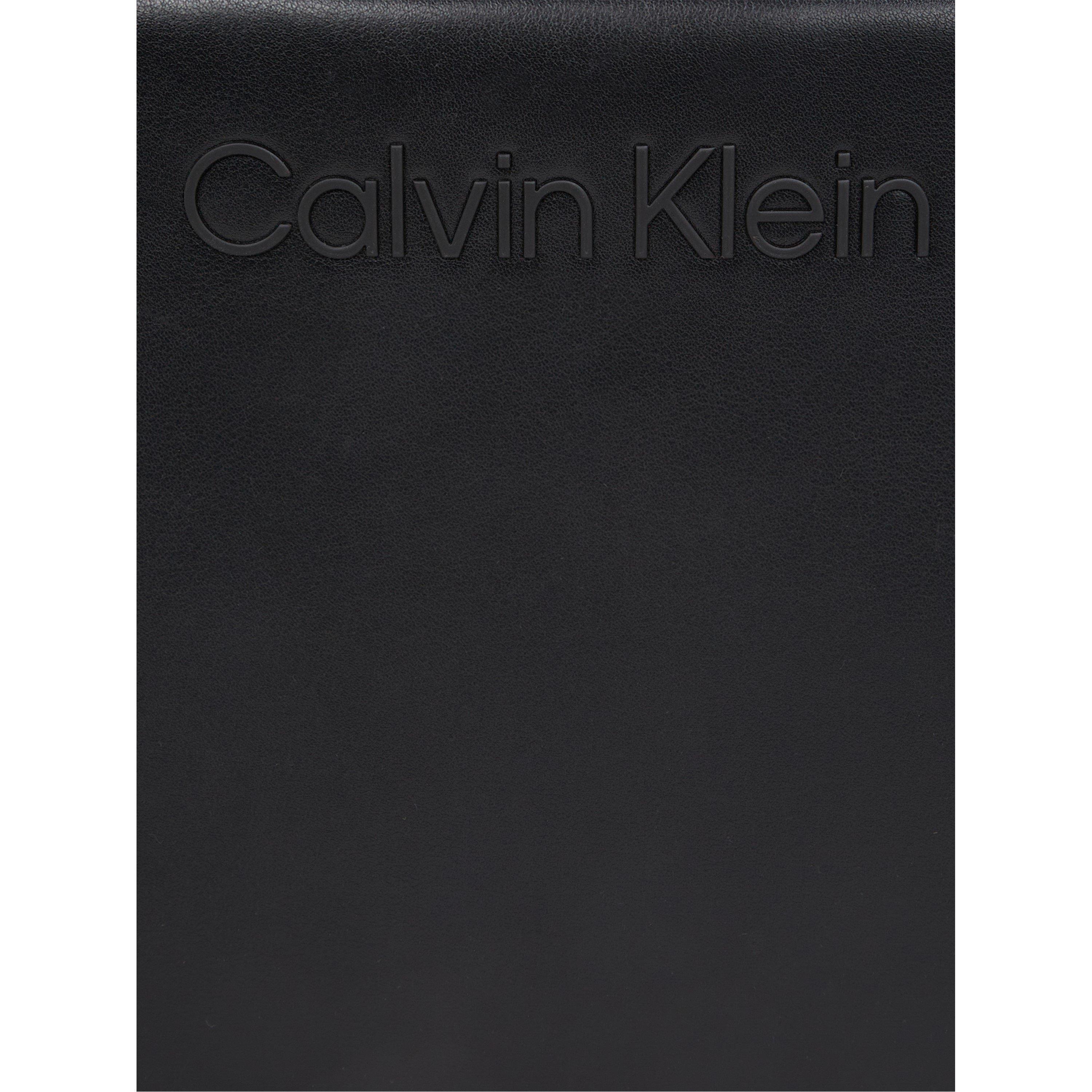 Black - Calvin Klein - Men's Document Laptop Bag - 4