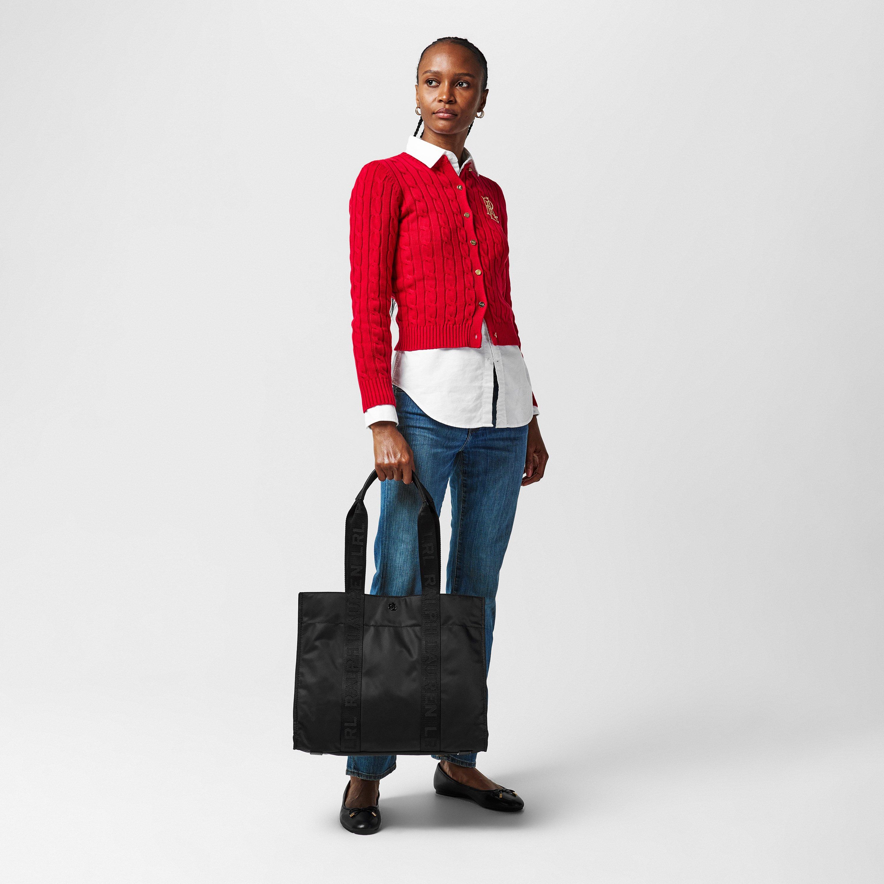 BLACK/BLACK - Lauren by Ralph Lauren - Stevie Tote Bag - 6