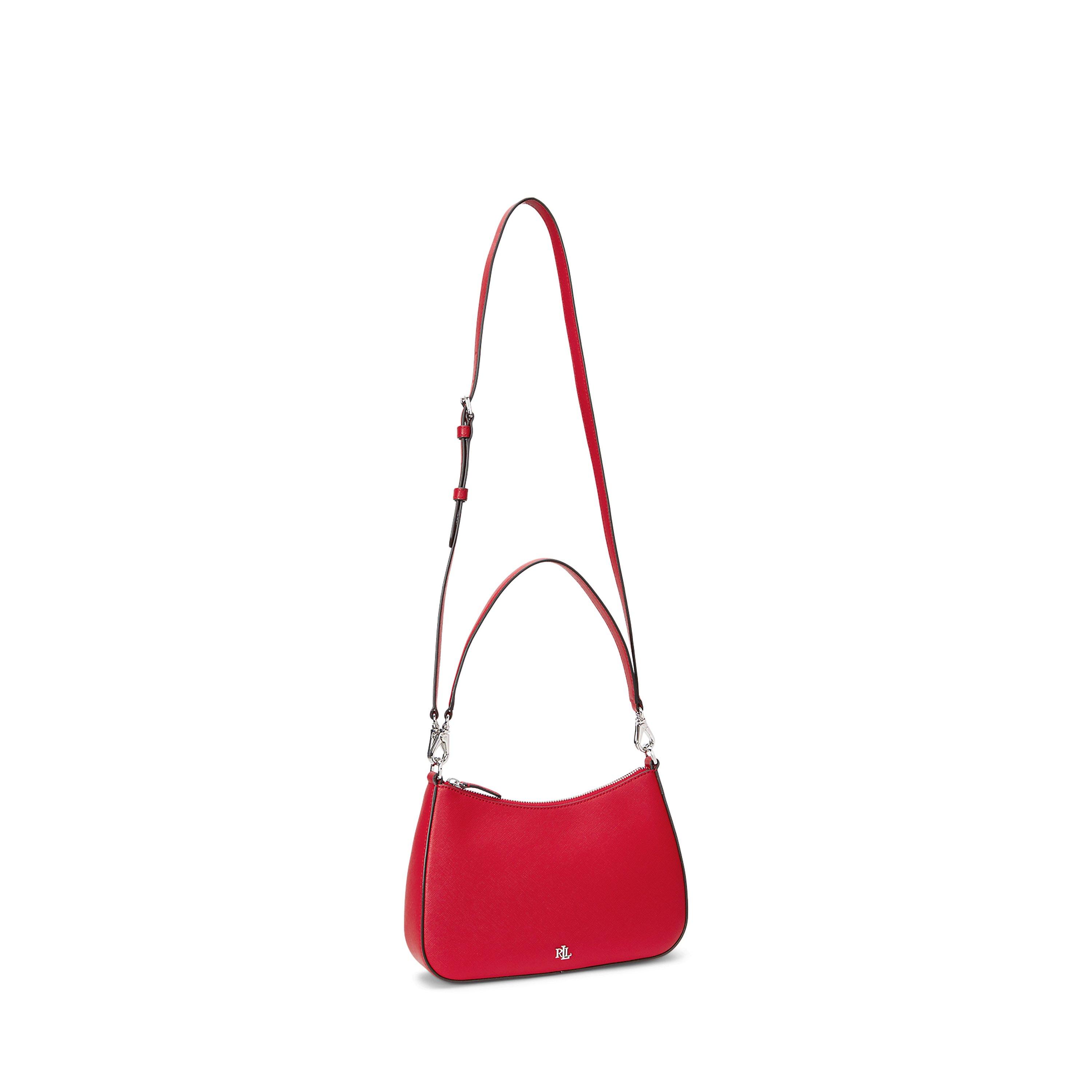 FESTIVE RED - Lauren by Ralph Lauren - Crosshatch Danni Bag - 4
