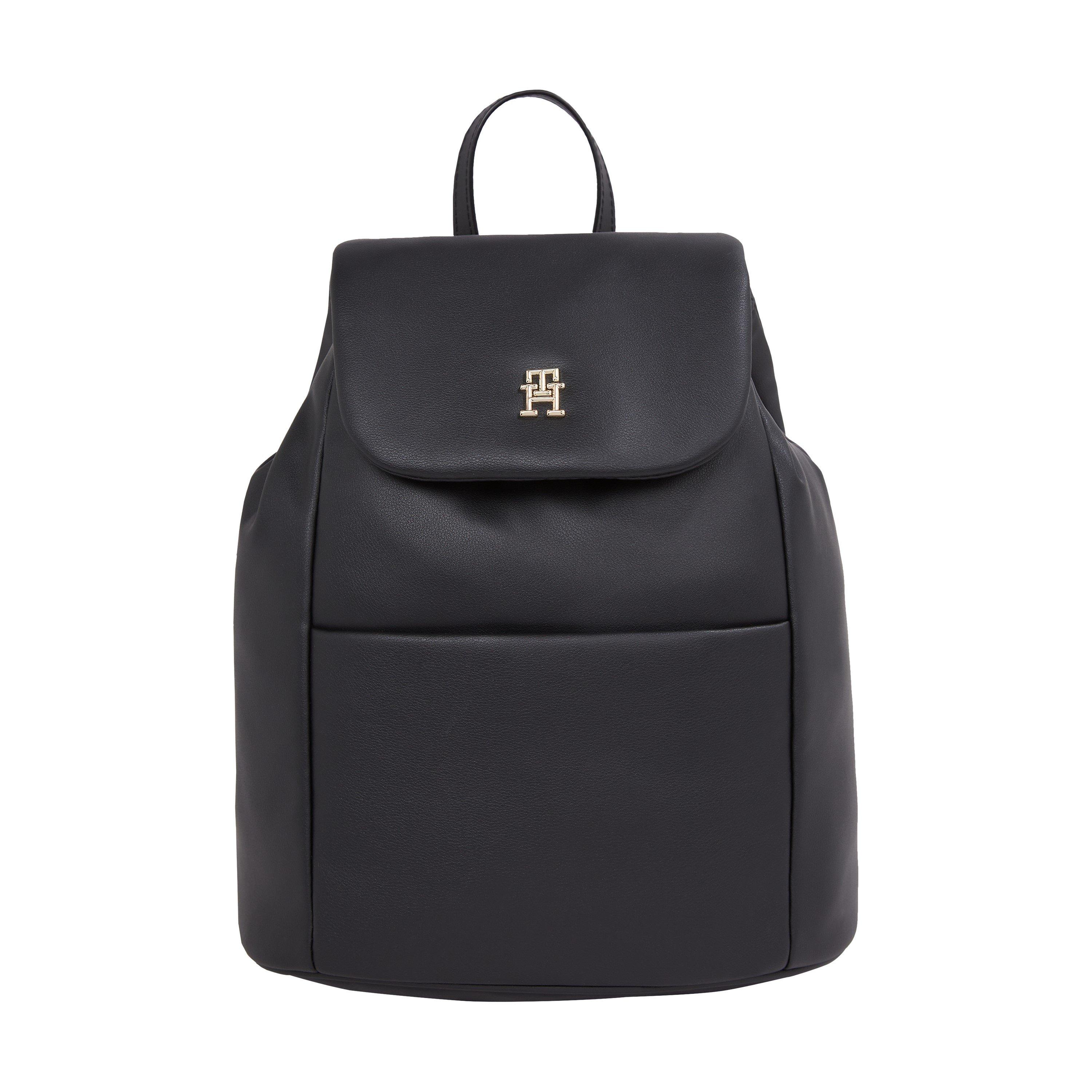 Black - Tommy Hilfiger - POPPY REFORM FLAP BACKPACK - 2