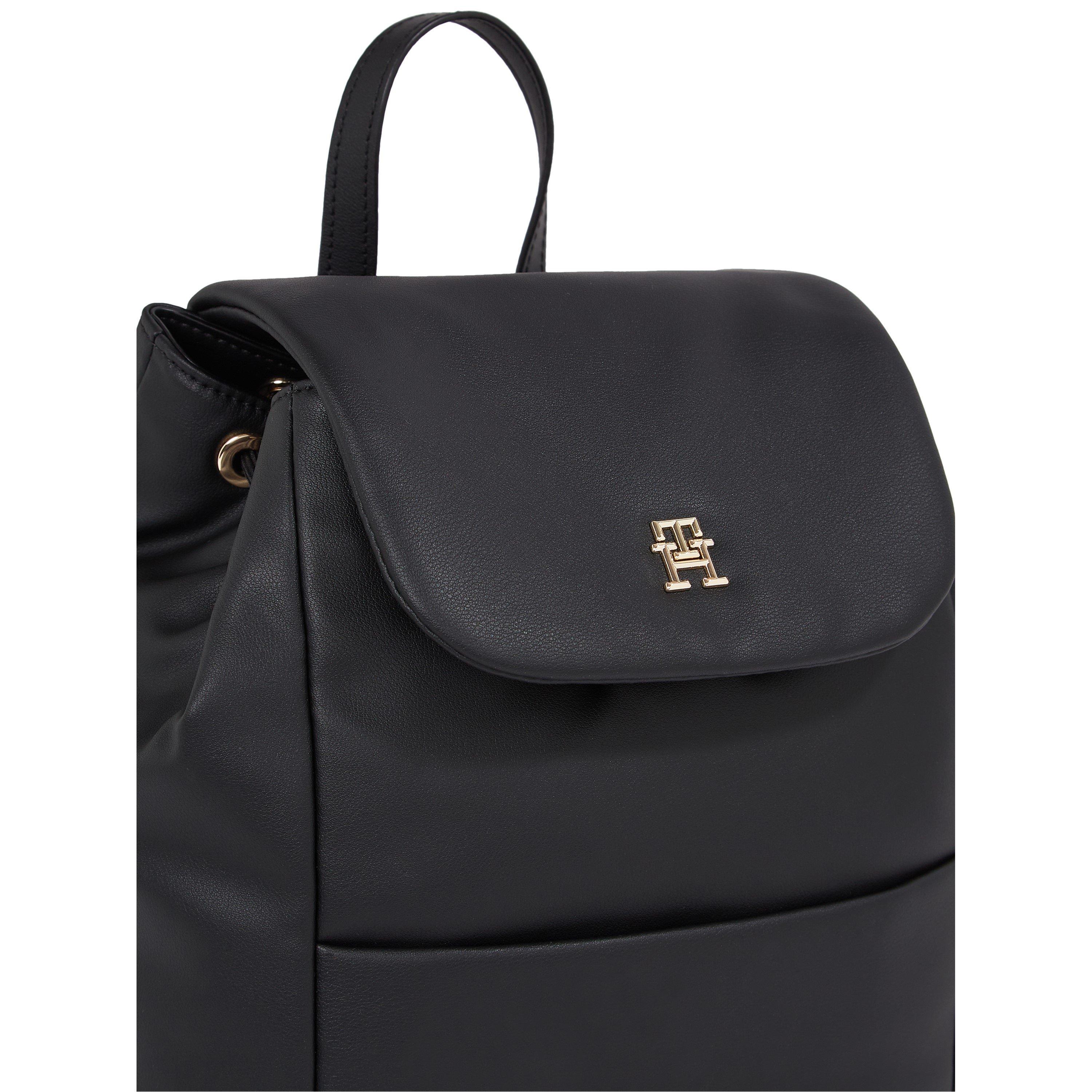 Black - Tommy Hilfiger - POPPY REFORM FLAP BACKPACK - 3