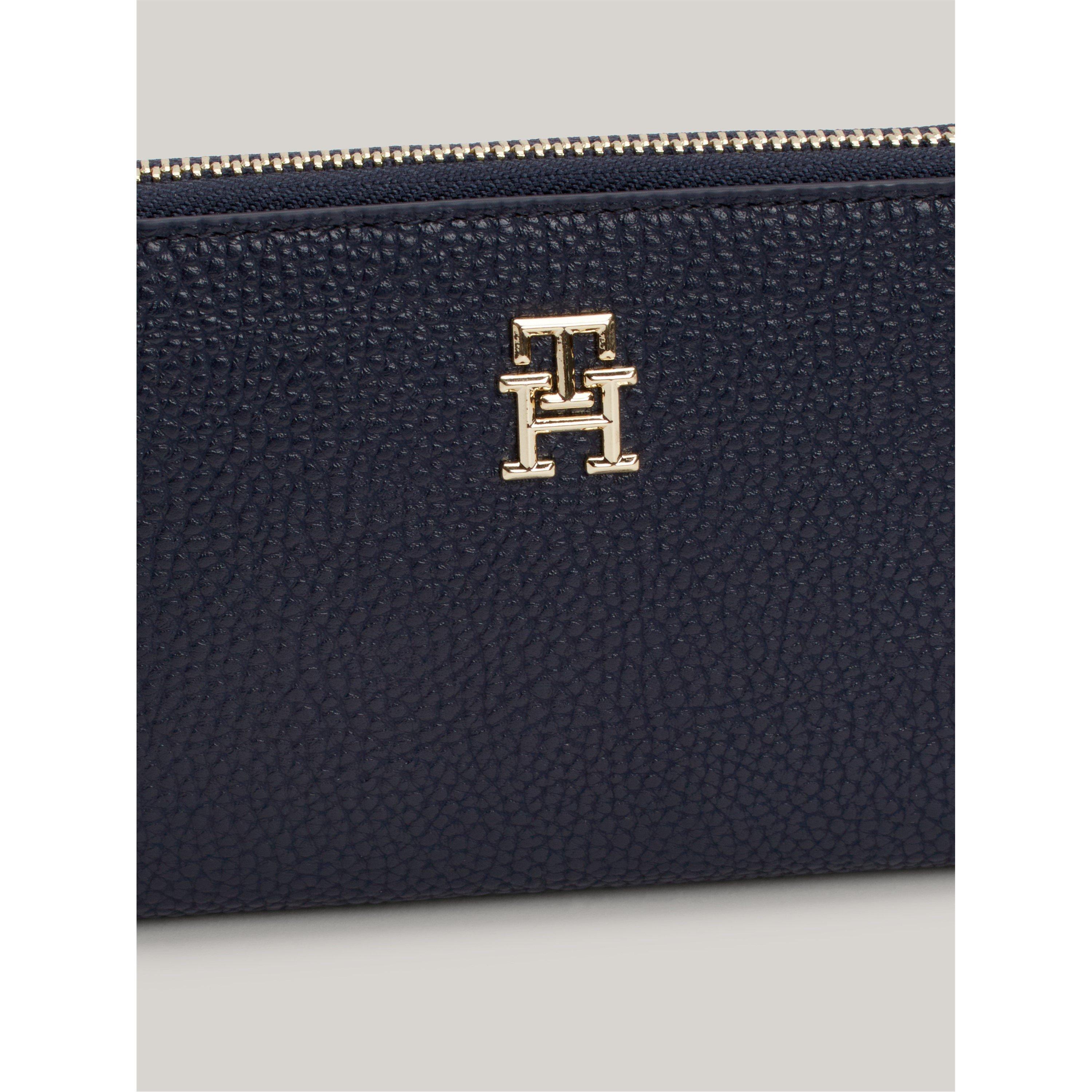 Space Blue - Tommy Hilfiger - Women's TH Emblem Large Zip Around Purse - 2