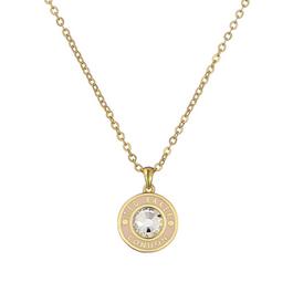 Ted Baker Cherlie Crystal Button Pendant Necklace