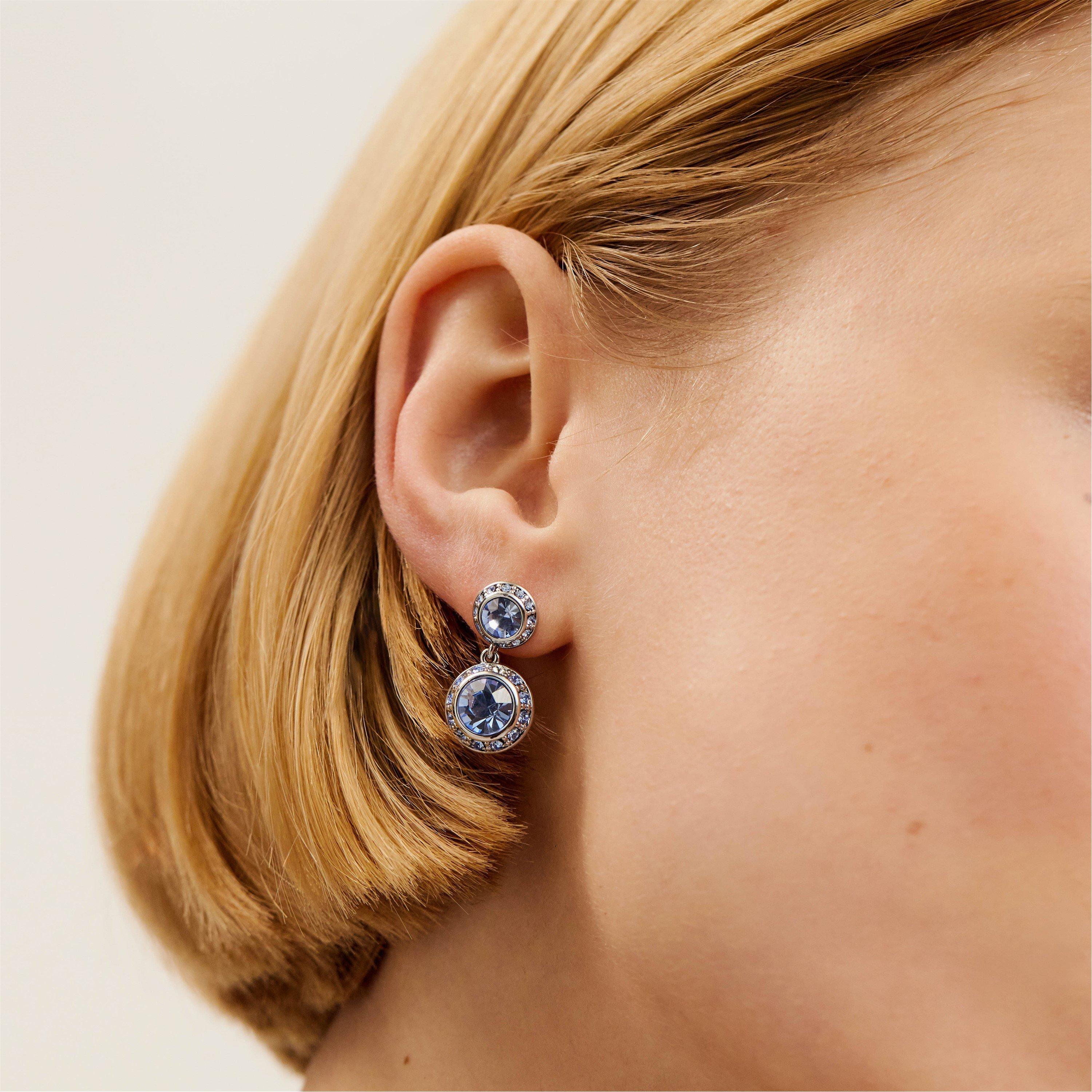 Prata/Cristal - Ted Baker - Sollia Crystal Drop Earrings - 4