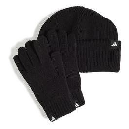 adidas Gloves and Beanie Hat Set Juniors