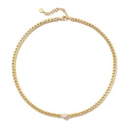 D.Louise Cz Cuban Chain Necklace