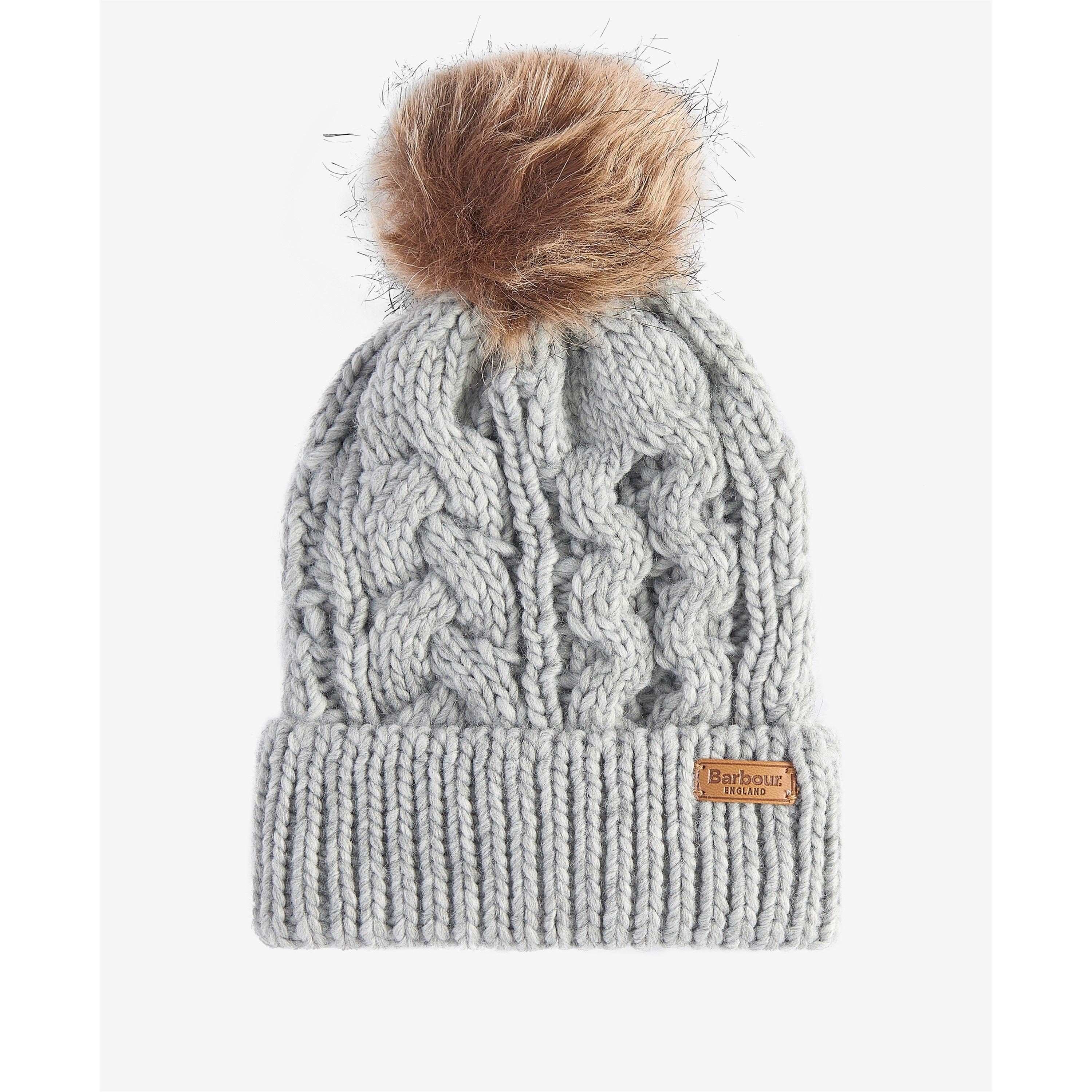 Grey - Barbour - Penshaw Beanie & Scarf Gift Set - 3