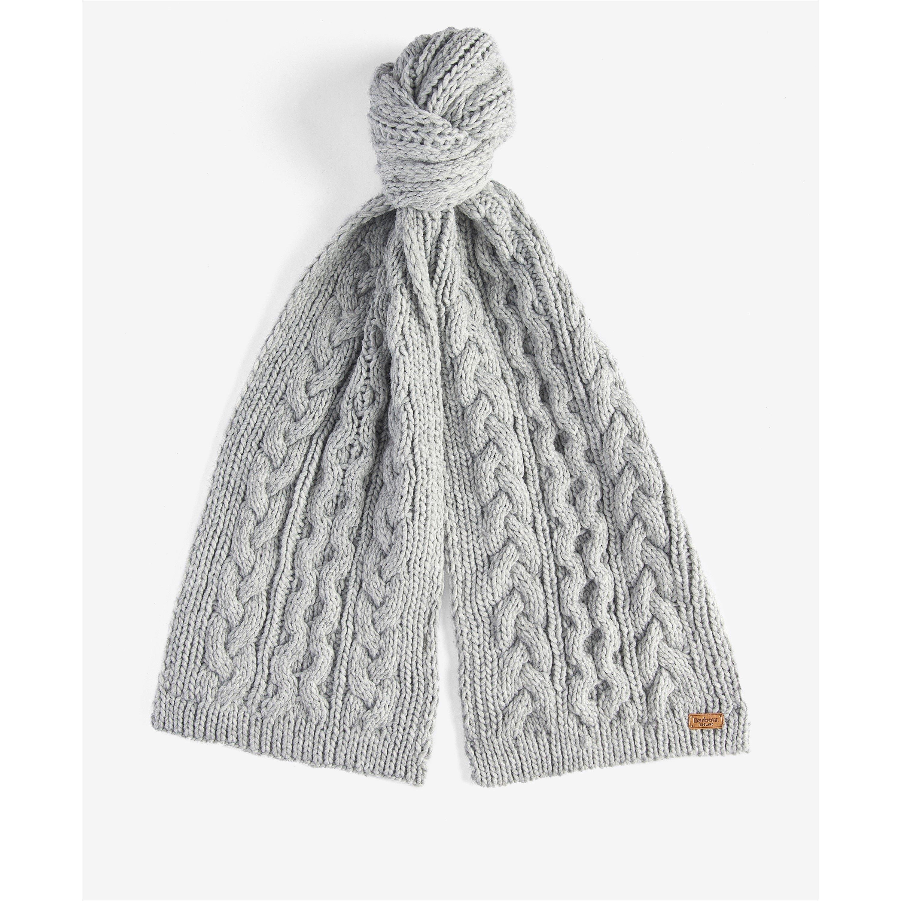 Grey - Barbour - Penshaw Beanie & Scarf Gift Set - 5