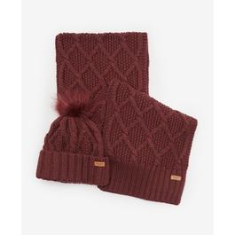 Barbour Ridley Beanie & Scarf Gift Set