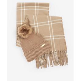 Barbour International Beanie & Scarf Gift Set