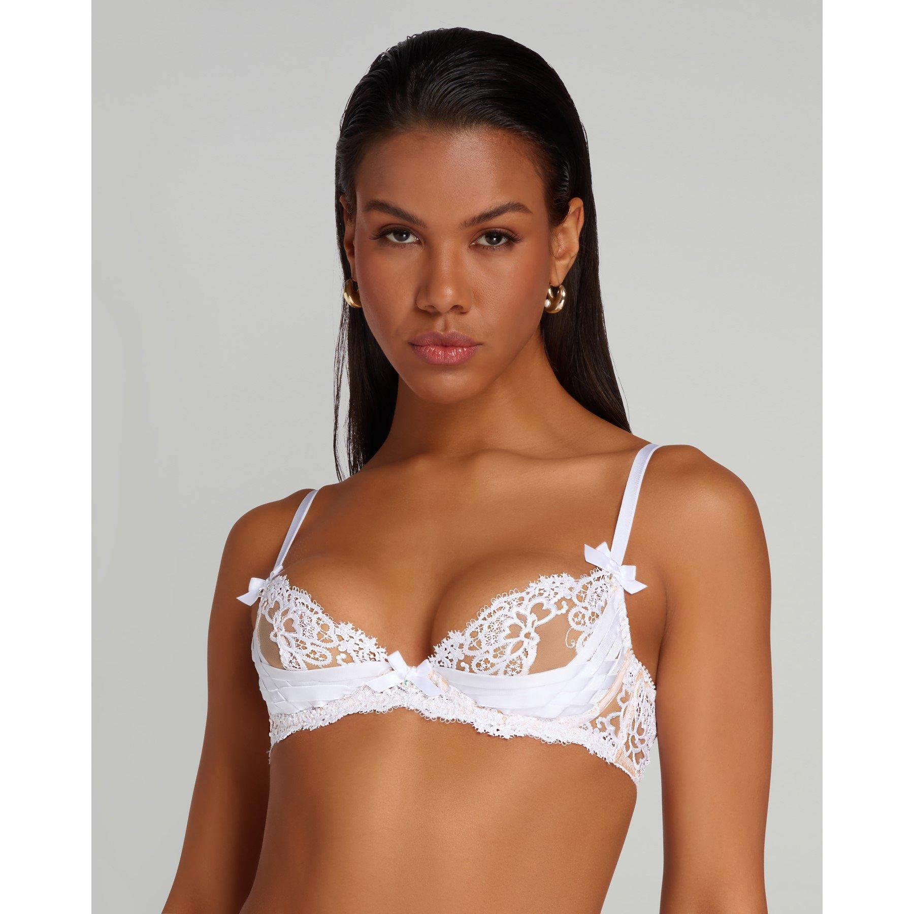 Agent Provocateur Women's Dioni Plunge Underwired Bra - White - 32B