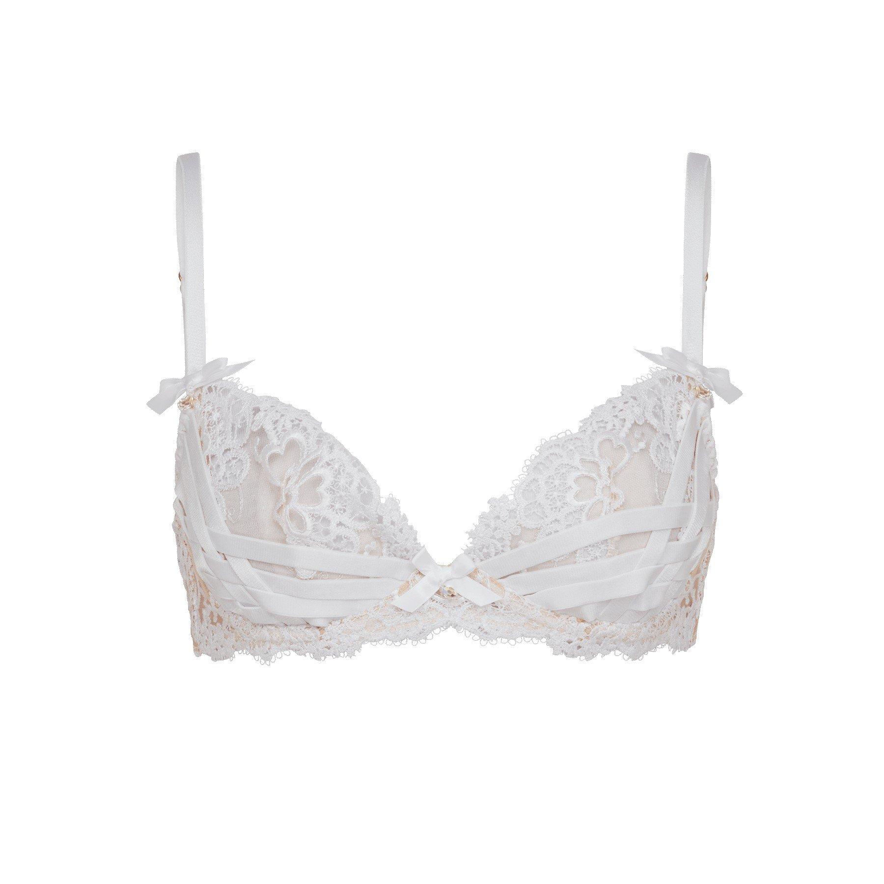 White - Agent Provocateur - DIONI Plunge Underwired Bra - 3
